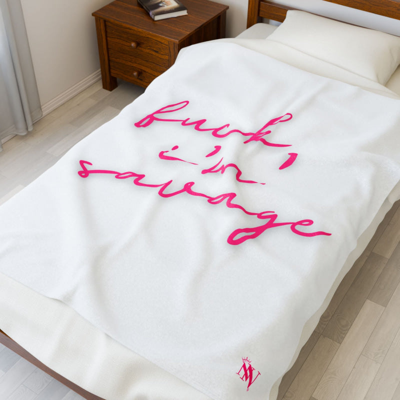 Fuck Iām Savage | Mix & Match Fun-Flirty Loversā Blankets