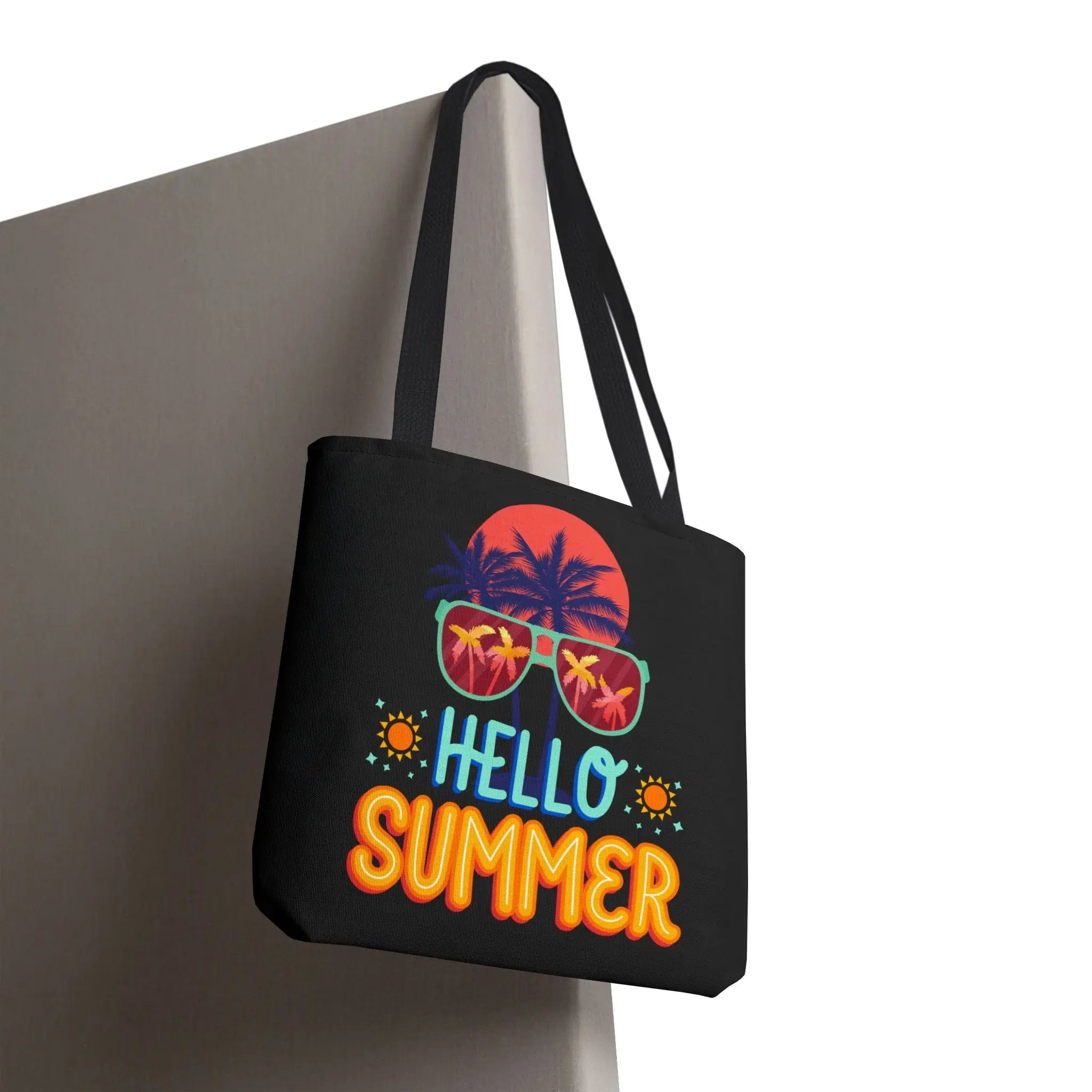 Hello Summer Tropical Sunglasses Tote Bag