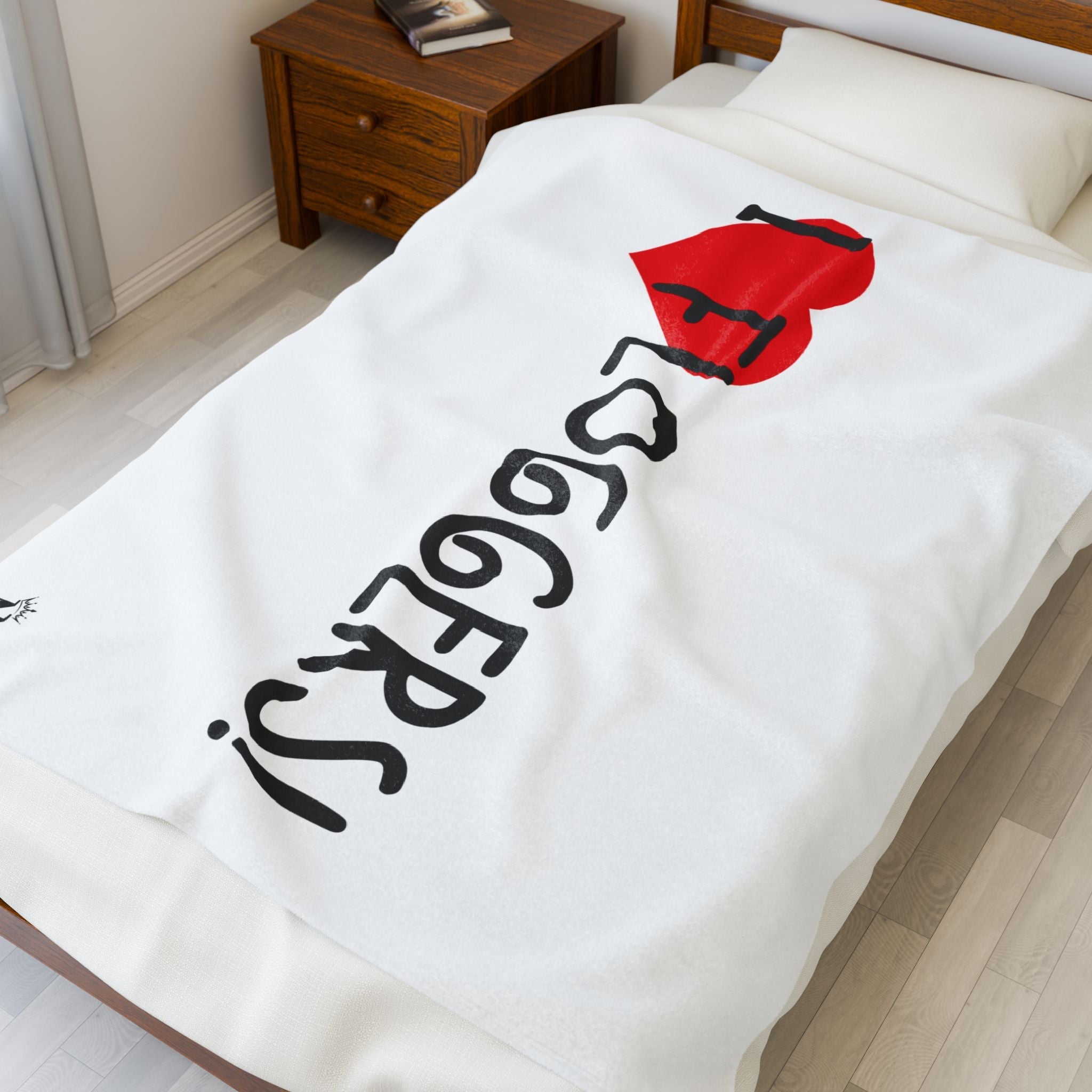 I Heart Floggers | Mix & Match Velveteen Fun-Flirty Lovers’ Blankets