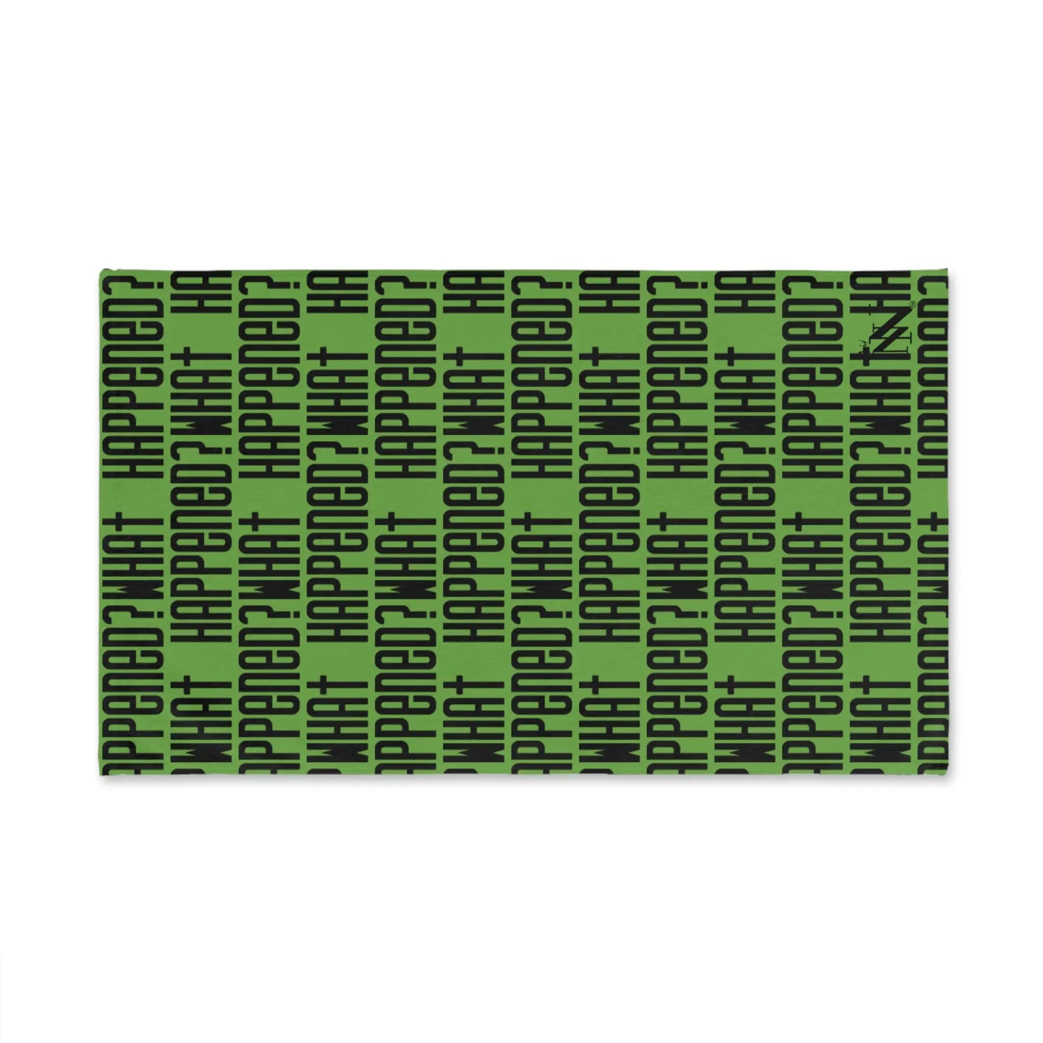 What Happened? Patterned Lime Green | Nectar Napkins Classic Fun-Flirty Lovers’ Towels