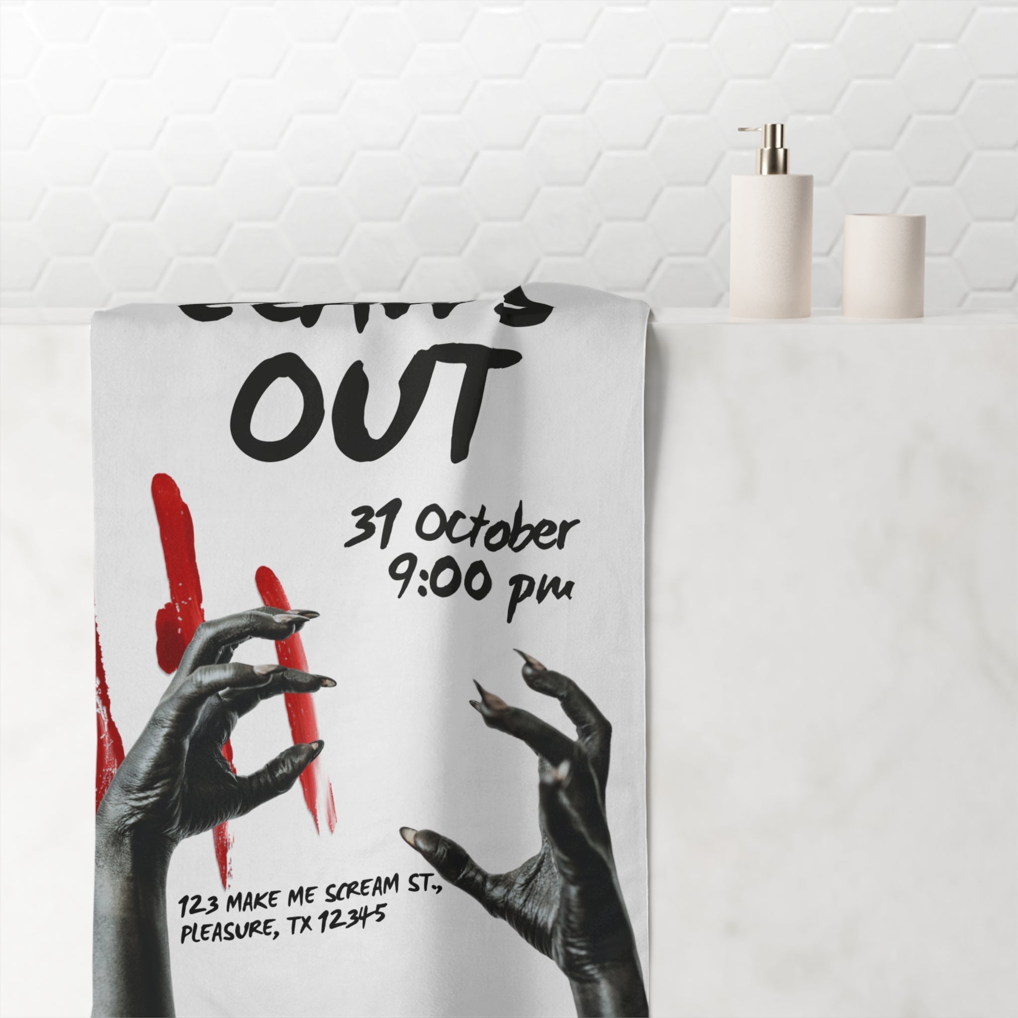 Claws Out | Mix & Match Naughty XL Fun-Flirty Lovers’ Towels