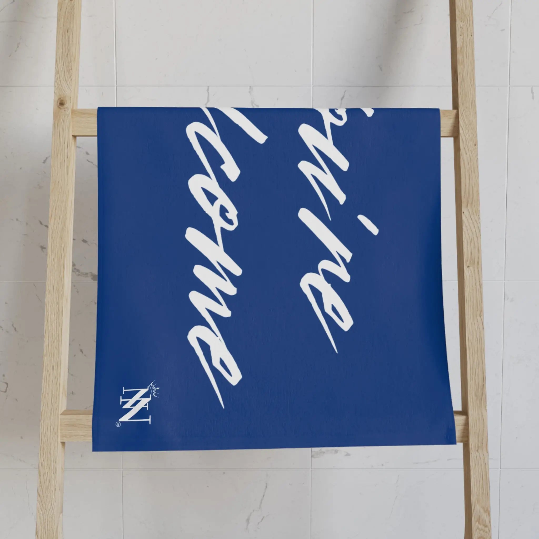 Simply Youâre Welcome Blue Cum Towel