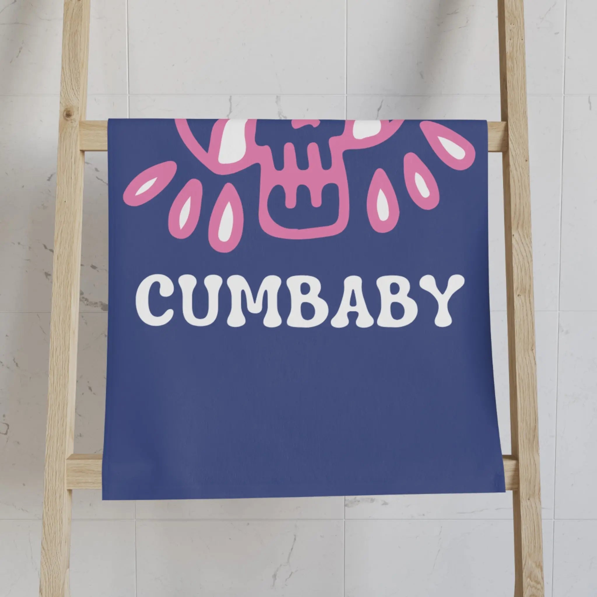 Cumbaby Crying Skull Cum Towel