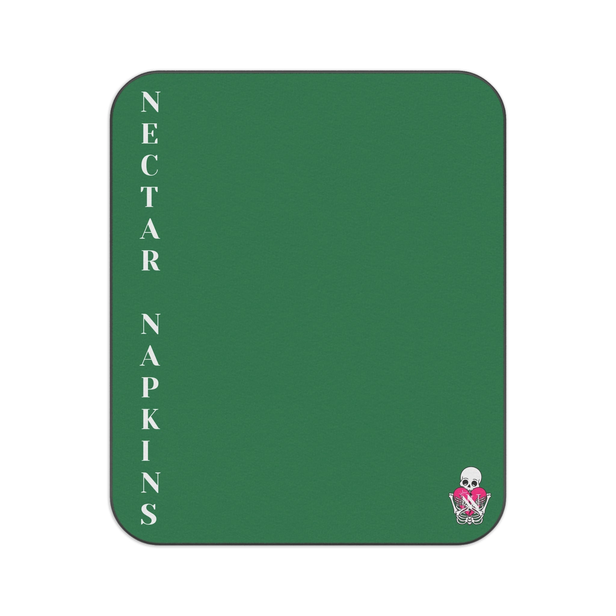 Nectar Napkins Brand Green Water-Resistant Sex Blanket
