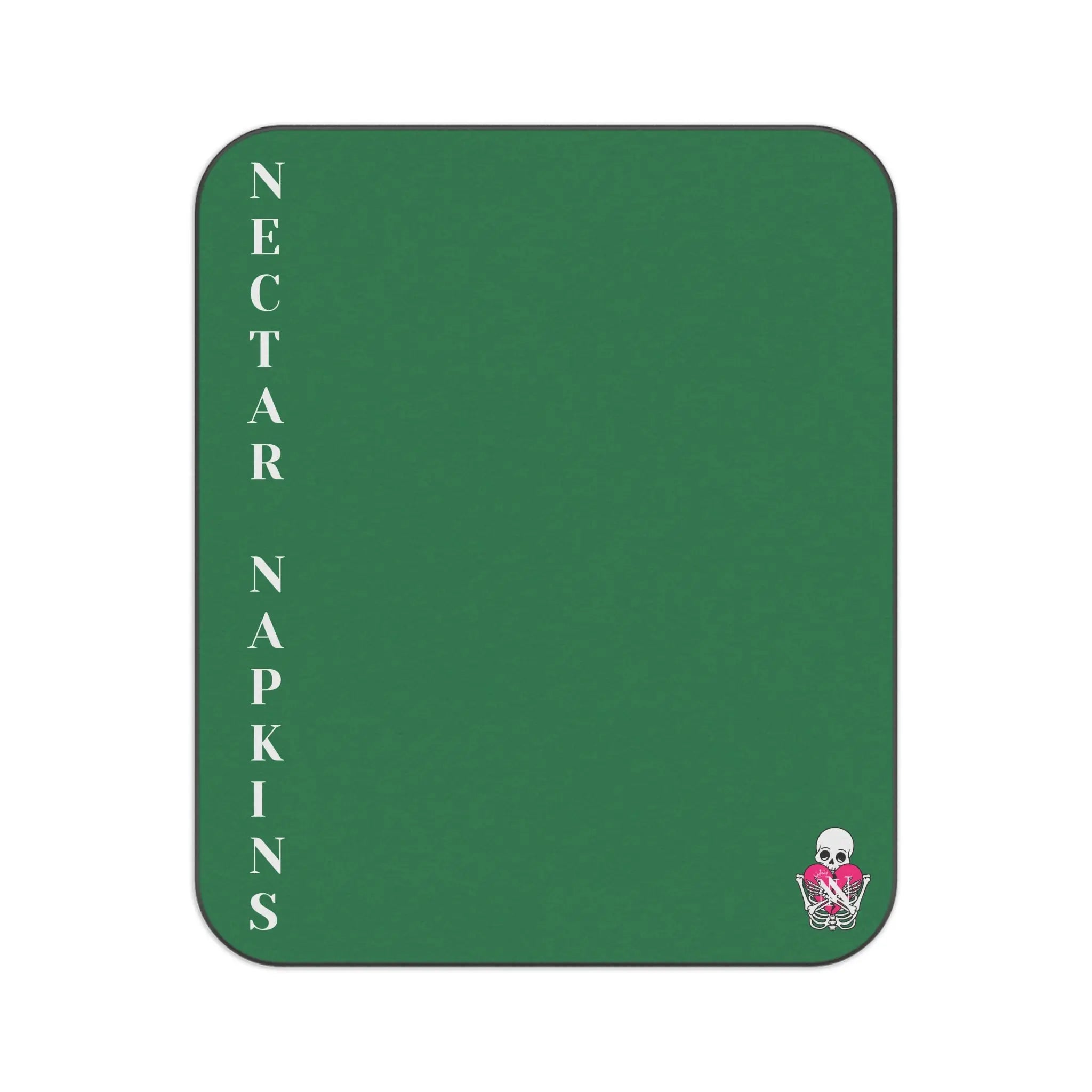 Nectar Napkins Brand Green Water-Resistant Sex Blanket