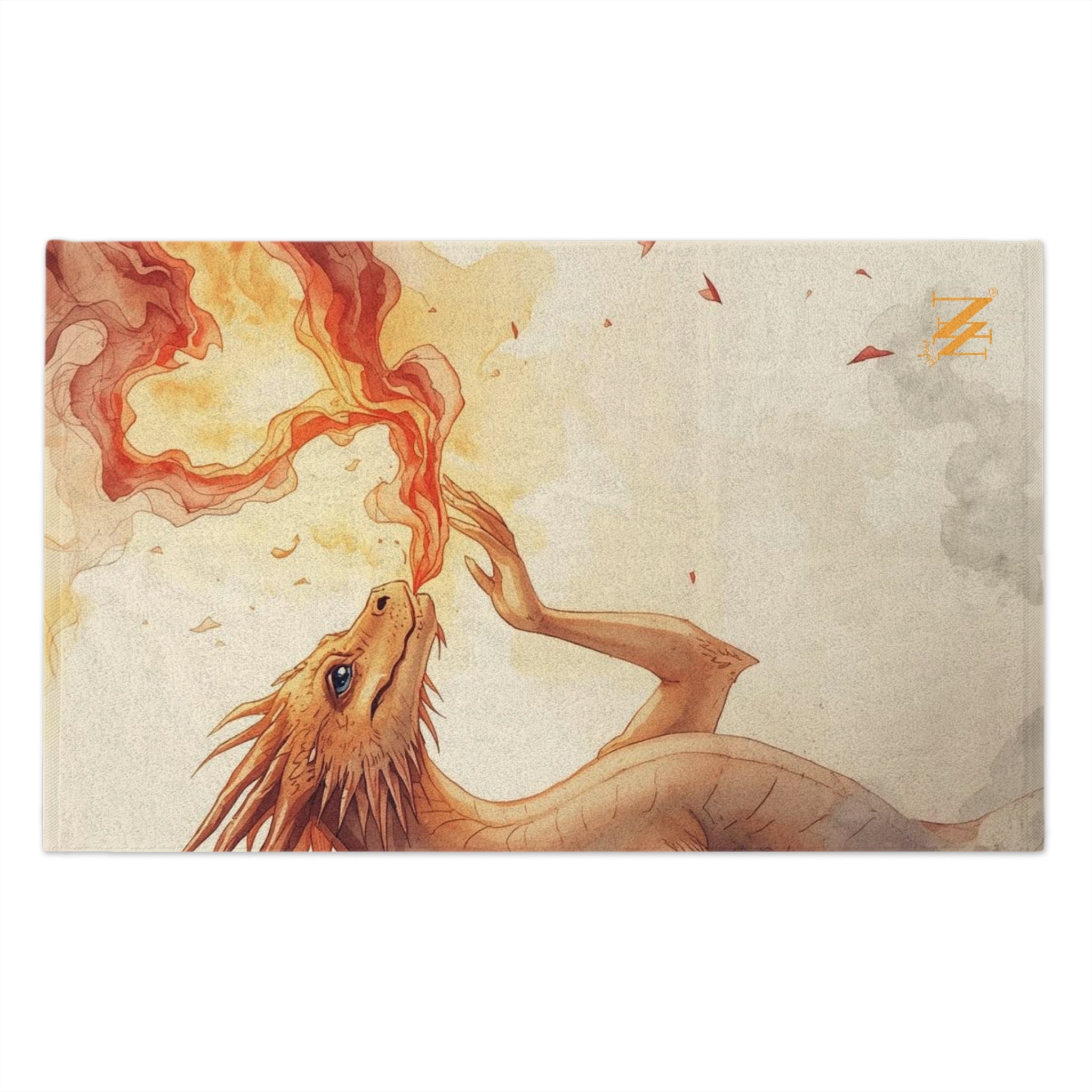 She Breathes Fire Dragon Fantasy | Mix & Match Soft Fun-Flirty Loversā Towels