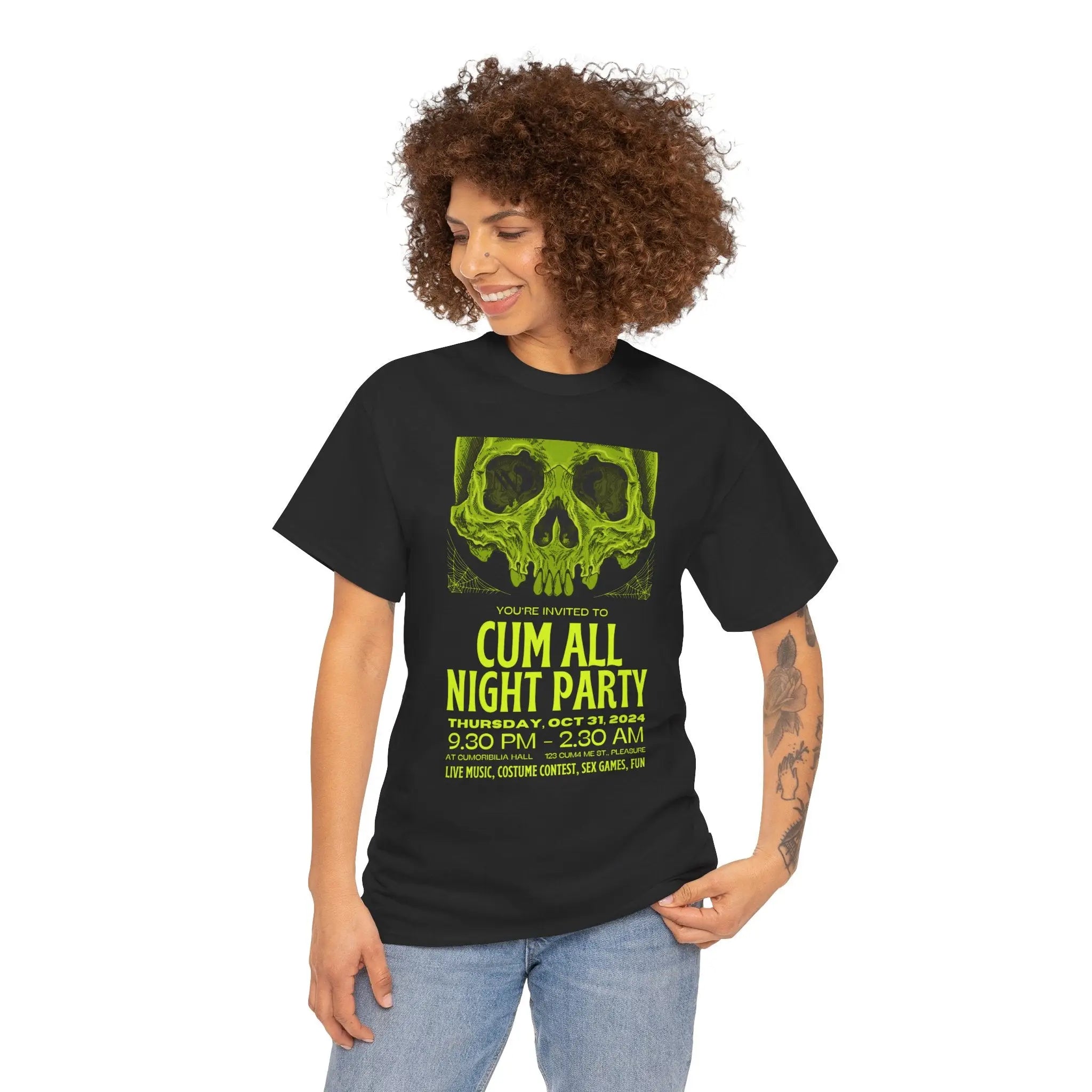 All Night Party | Mix & Match 100% Cotton Unisex Fun-Flirty Lovers’ Tees