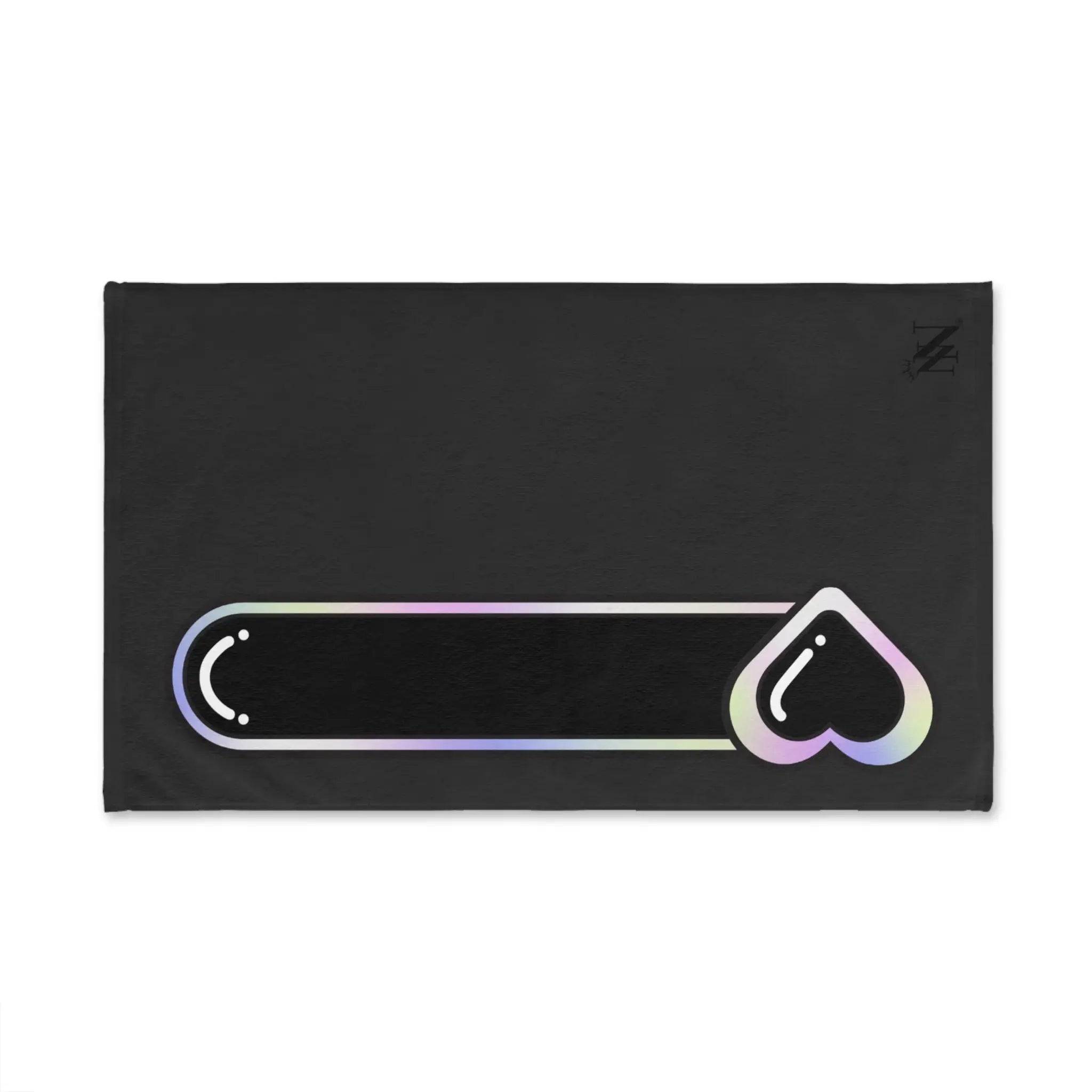 Heart Love Toy Meter Dark Grey | Nectar Napkins Classic Fun-Flirty Loversâ Colored Towels