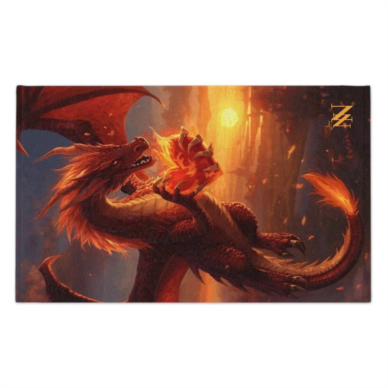 Hearts of Fire Dragon Fantasy | Mix & Match Soft Fun-Flirty Lovers’ Towels