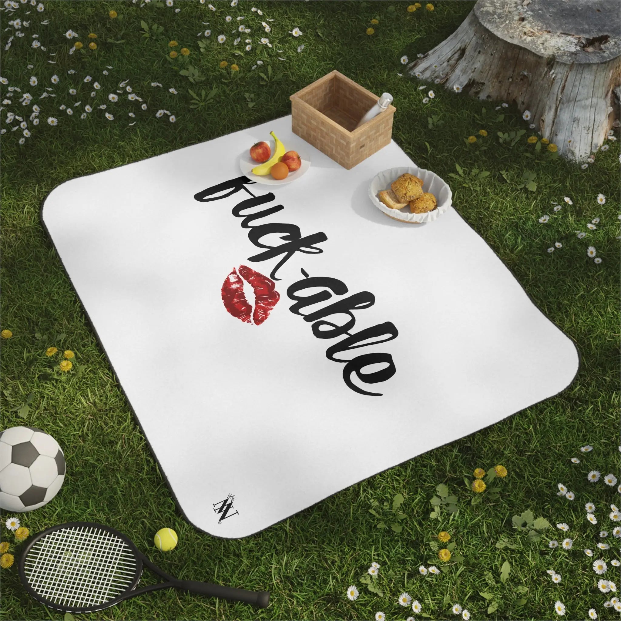 Fuck-able Kiss | Mix Match Fun-Flirty Lovers’ Water-Resistant Blankets