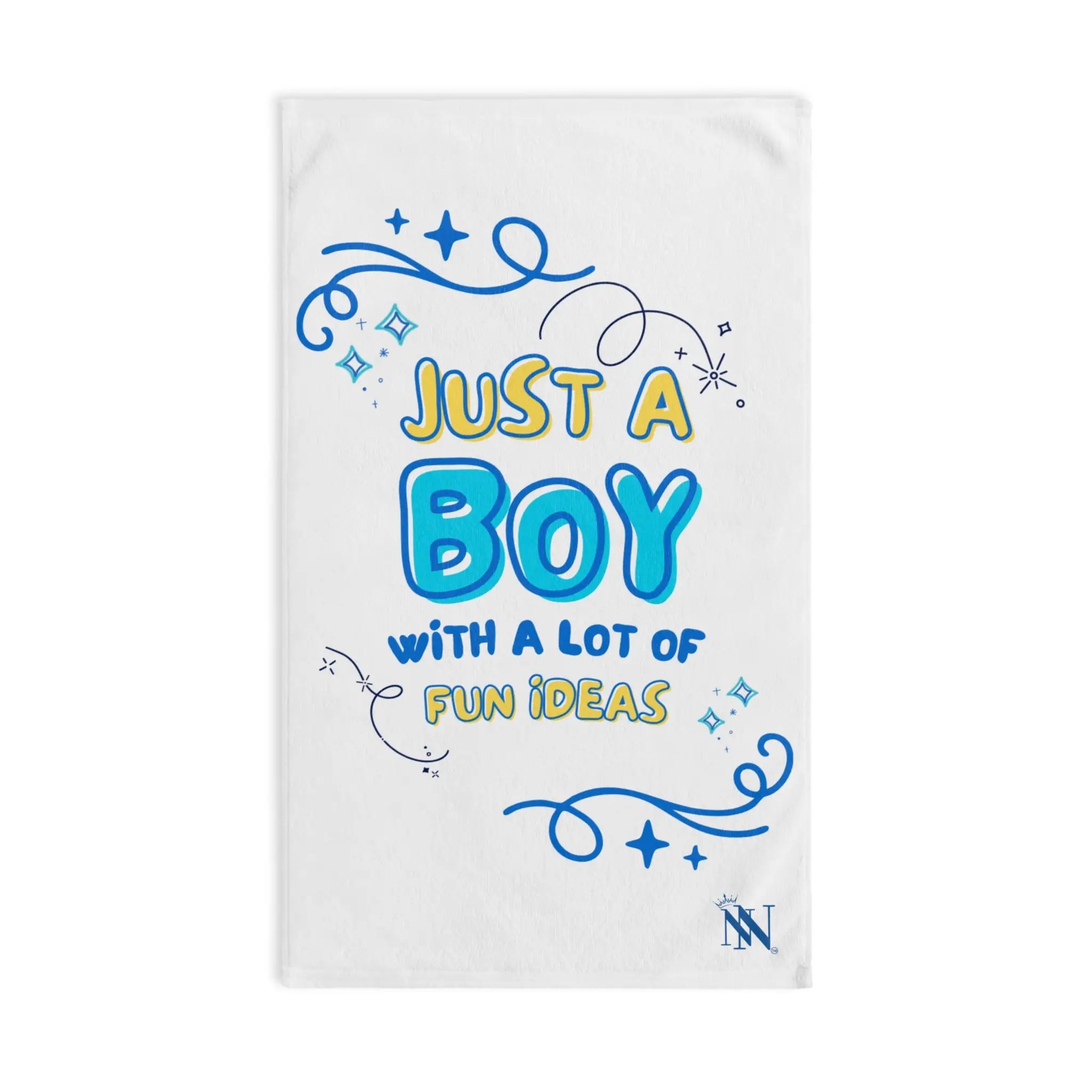 Just a Boy Fun Ideas Cum Towel