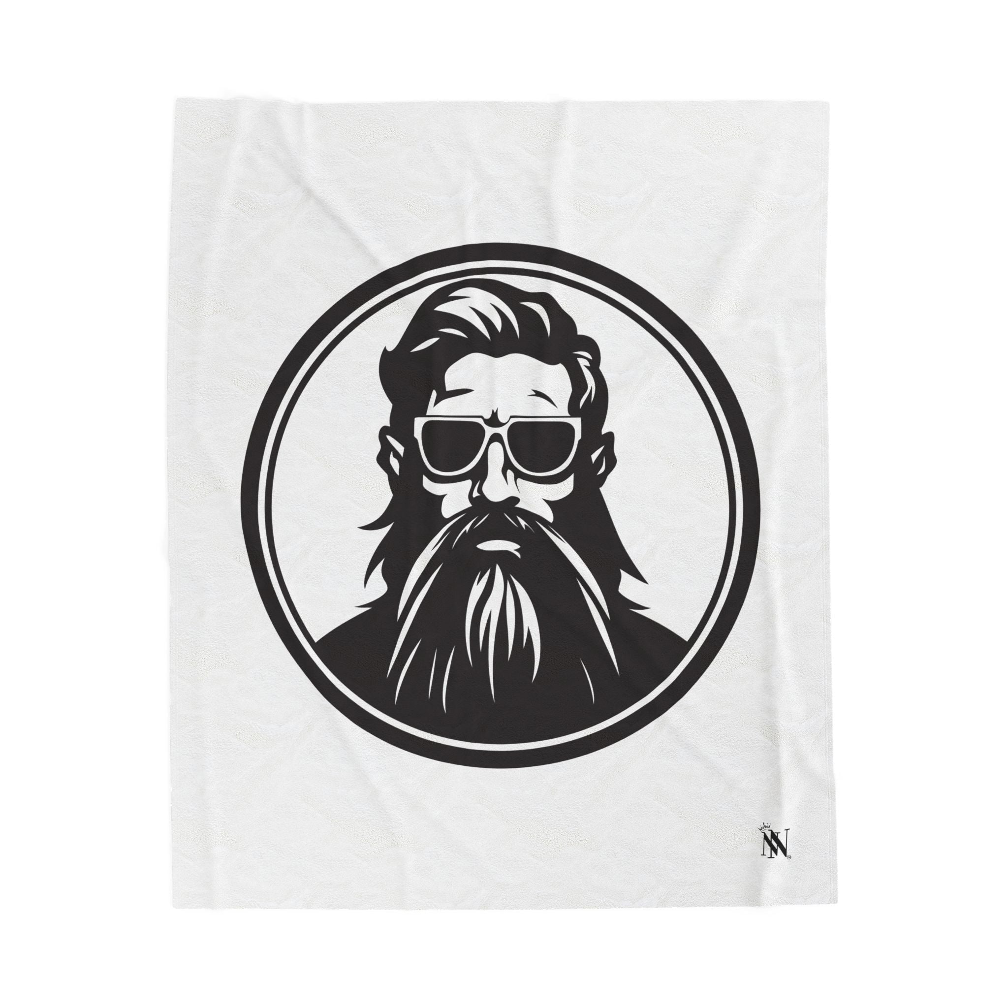 Just Cool Bearded Man | Mix & Match Soft Fun-Flirty Loversā Blankets