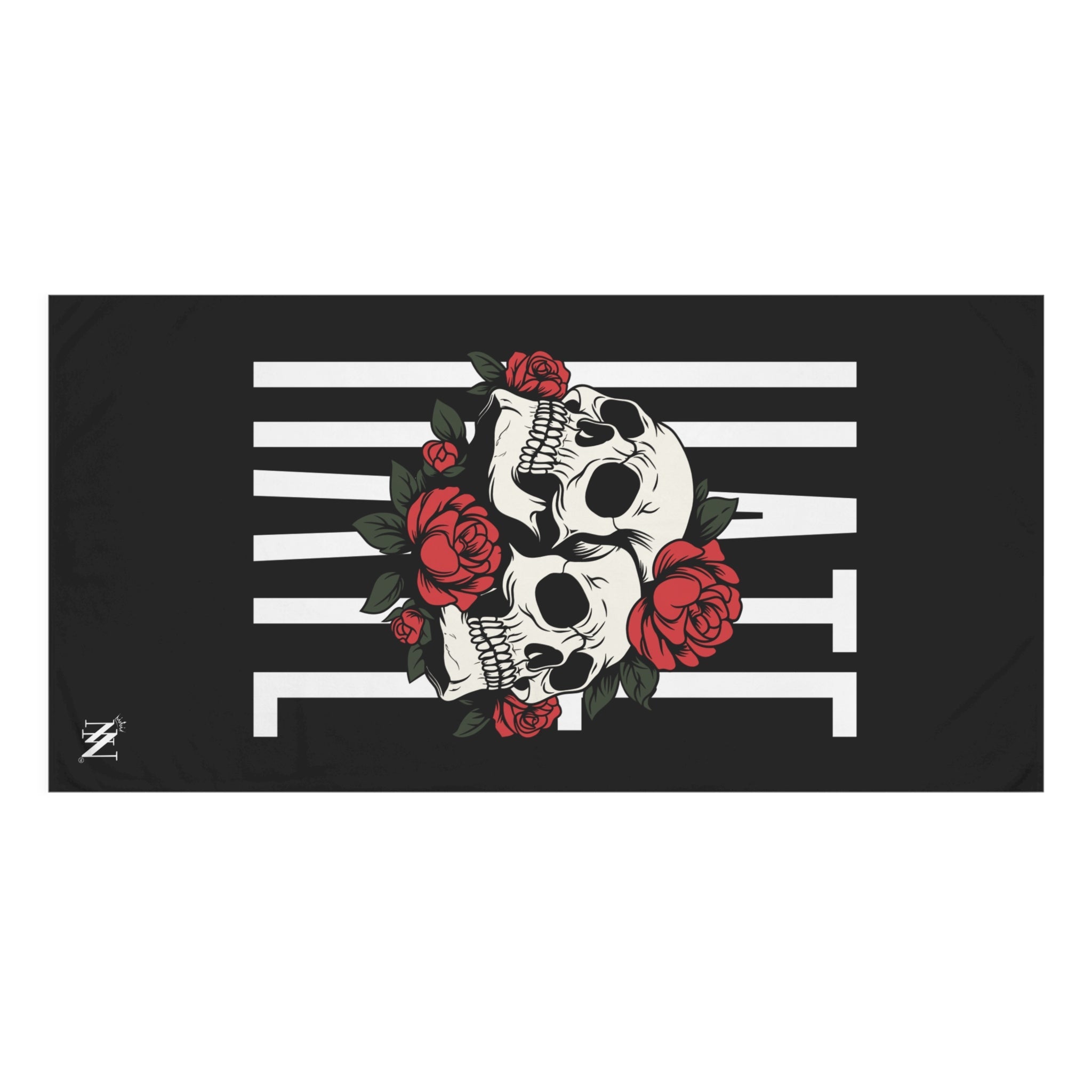 Roses Skulls & Hate | Mix & Match XL Fun-Flirty Lovers’ Towels