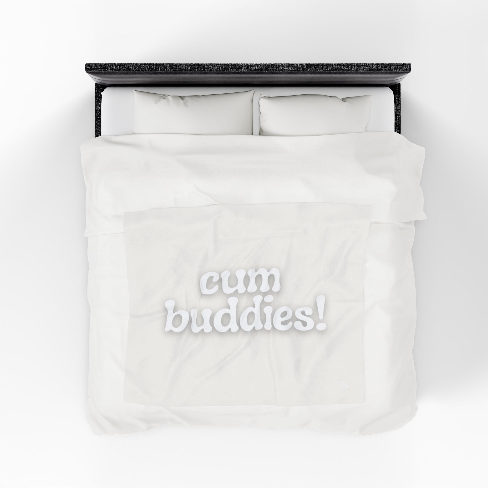 Cum Buddies! | Mix & Match Velveteen Fun-Flirty Lovers’ Blankets