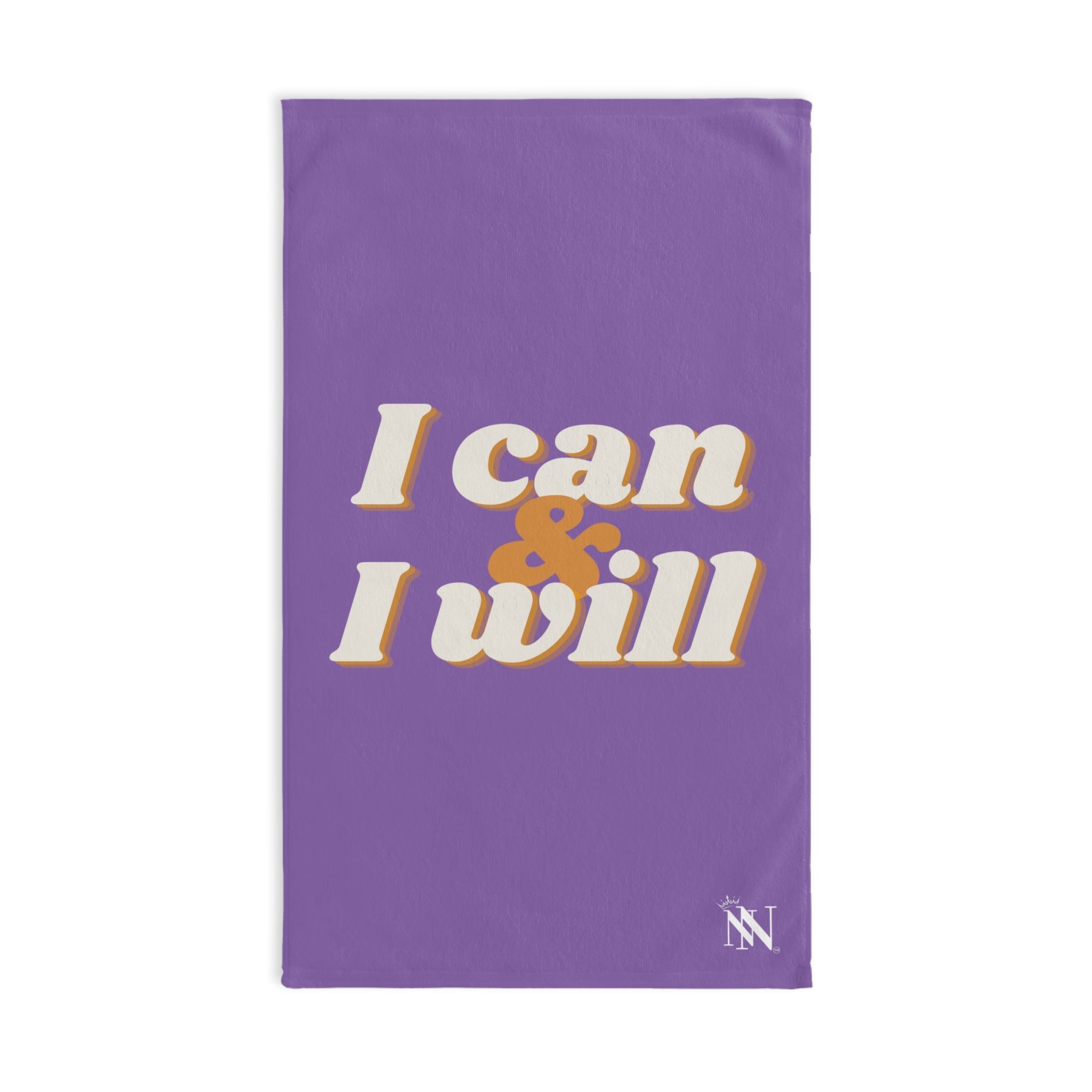 I Can I Will Lavendar | Mix & Match Original Fun-Flirty Lovers’ Towels