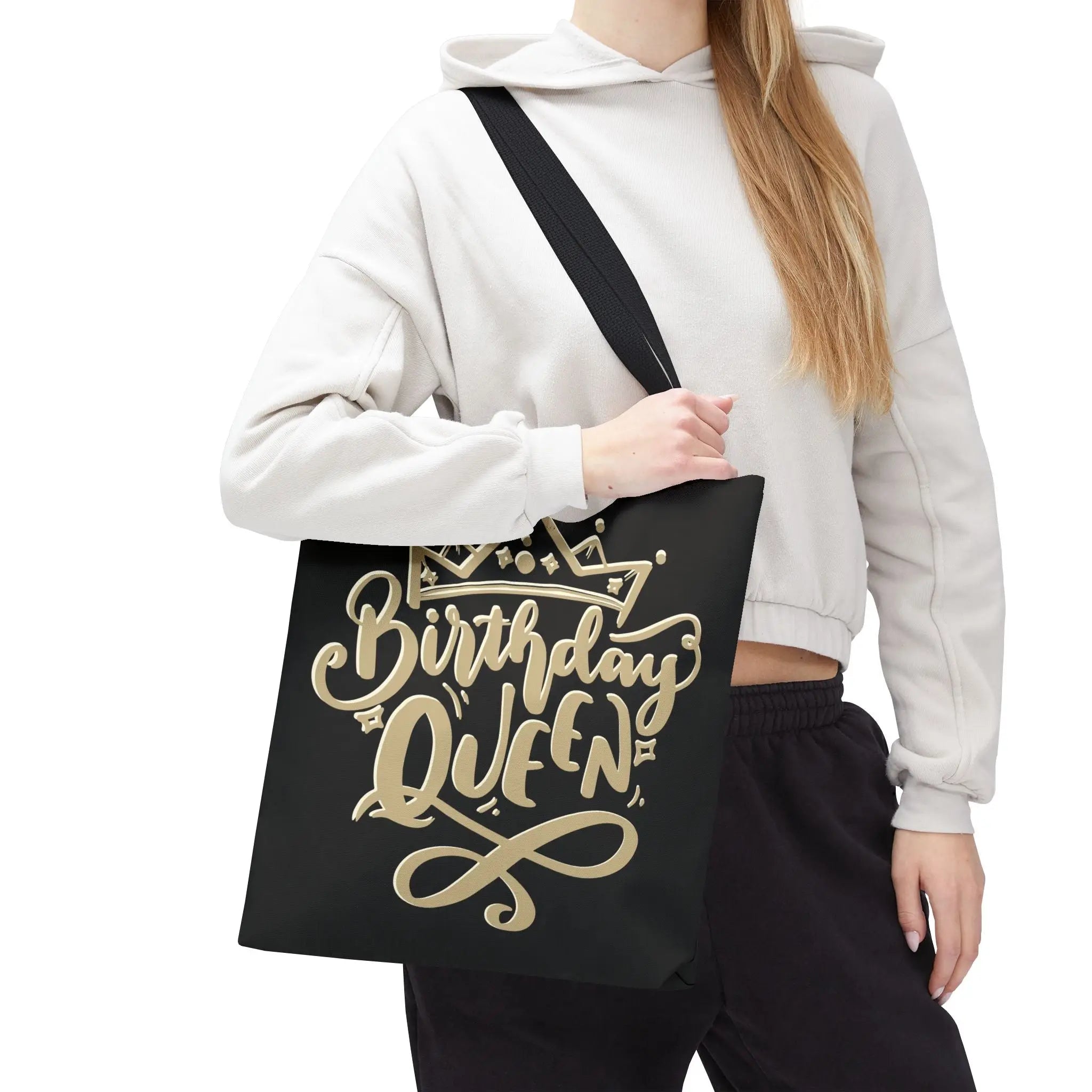 Gold Crown Birthday Queen | Mix & Match Fun-Flirty Lovers’ Totes
