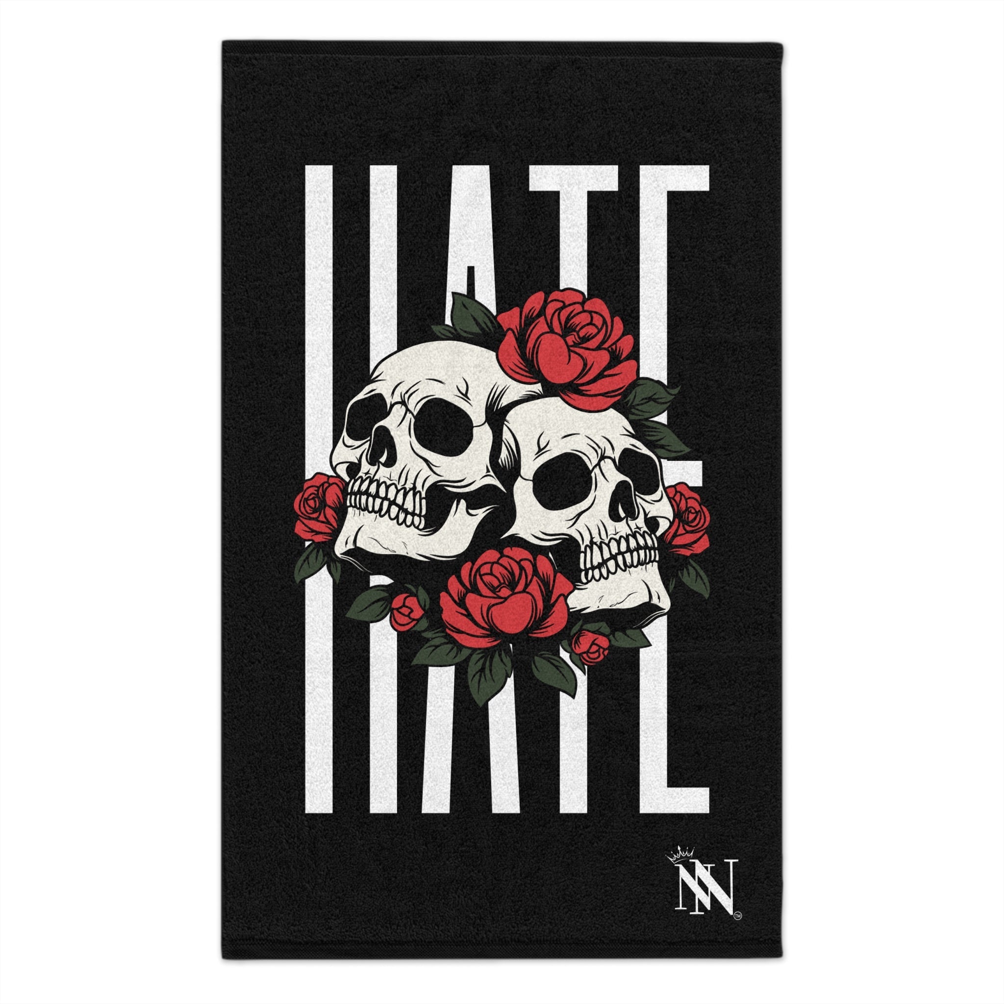Roses Skulls & Hate | Mix & Match Soft Fun-Flirty Lovers’ Towels