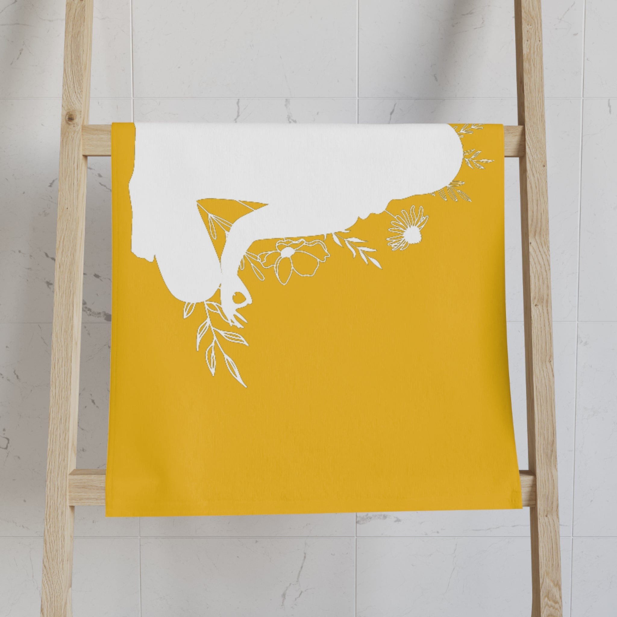 Yoga Meditation Yellow Cum Towel