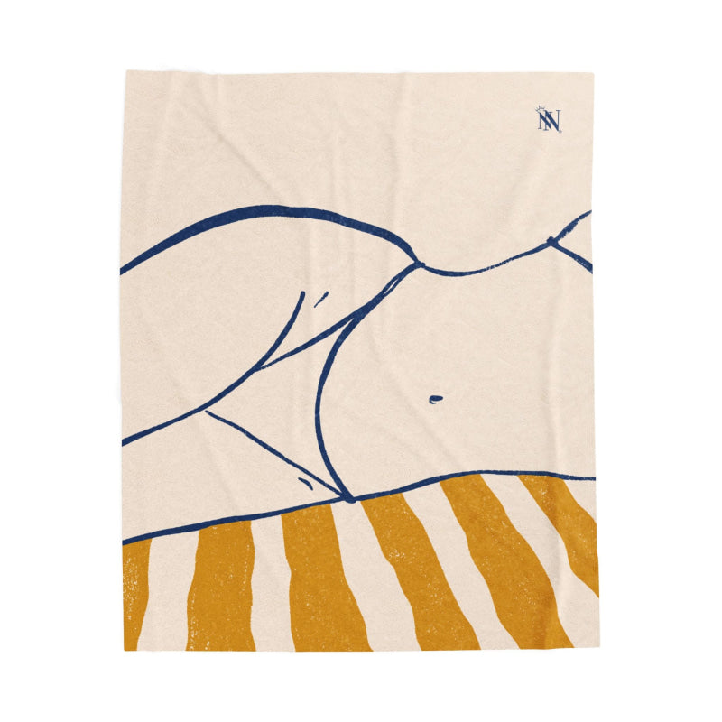 Vintage Bikini Poster | Mix & Match Soft Fun-Flirty Lovers’ Blankets