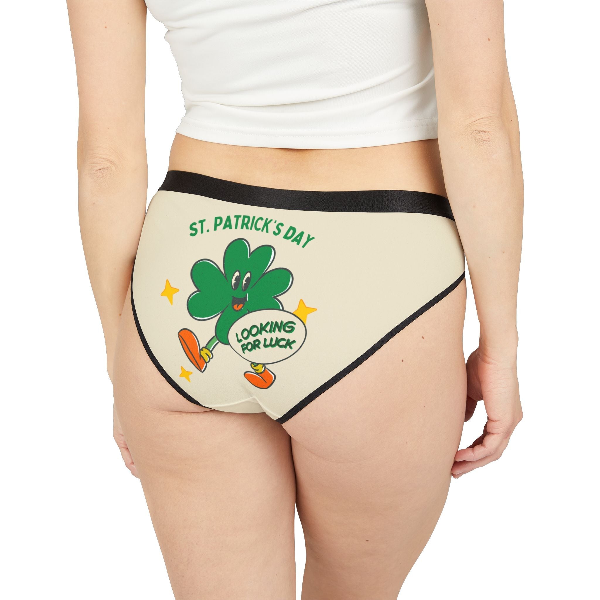 Looking for Luck Shamrock St. Patrick’s Day Sex Gifts Funky Women’s Panties