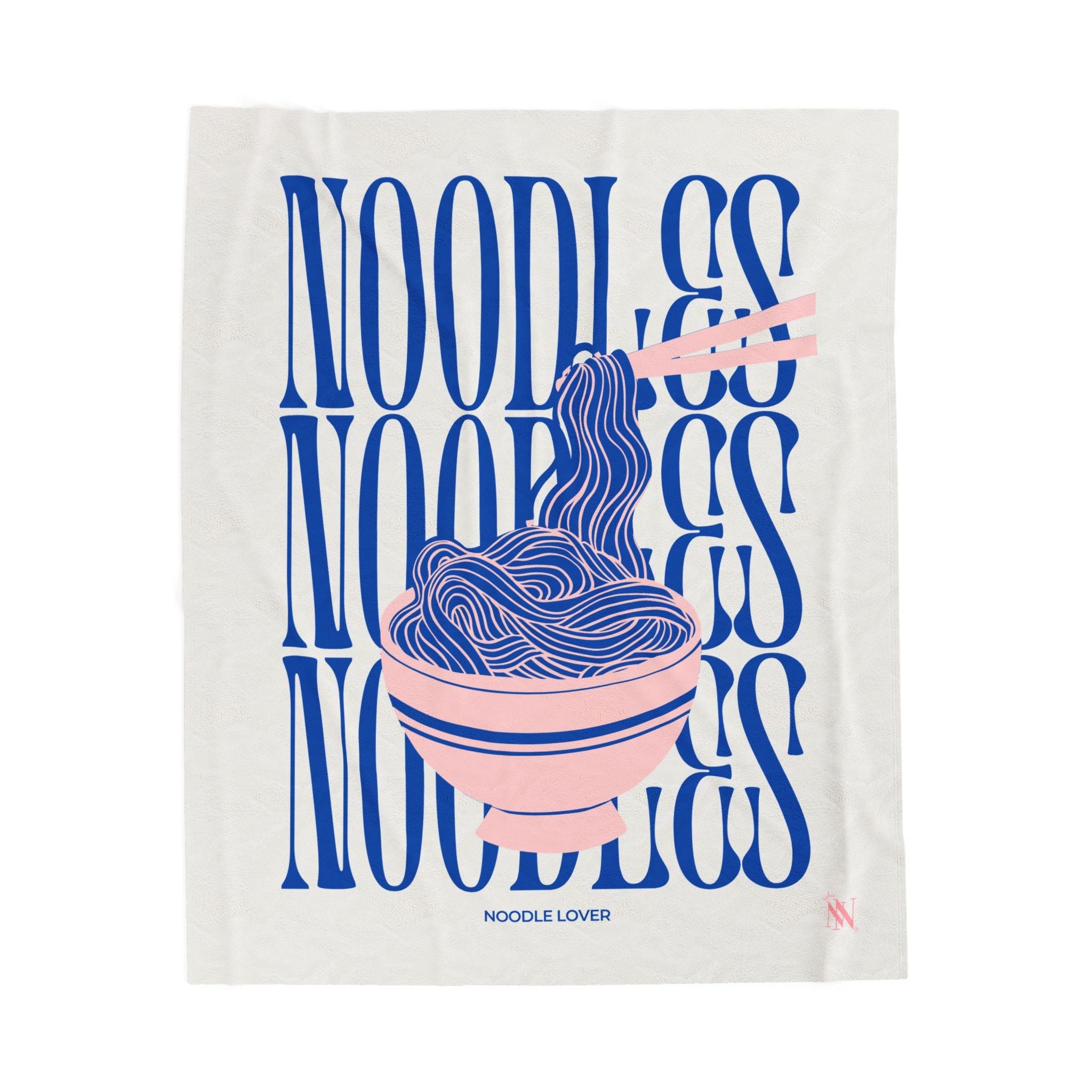 Noodle Lover | Mix & Match Velveteen Fun-Flirty Lovers’ Blankets