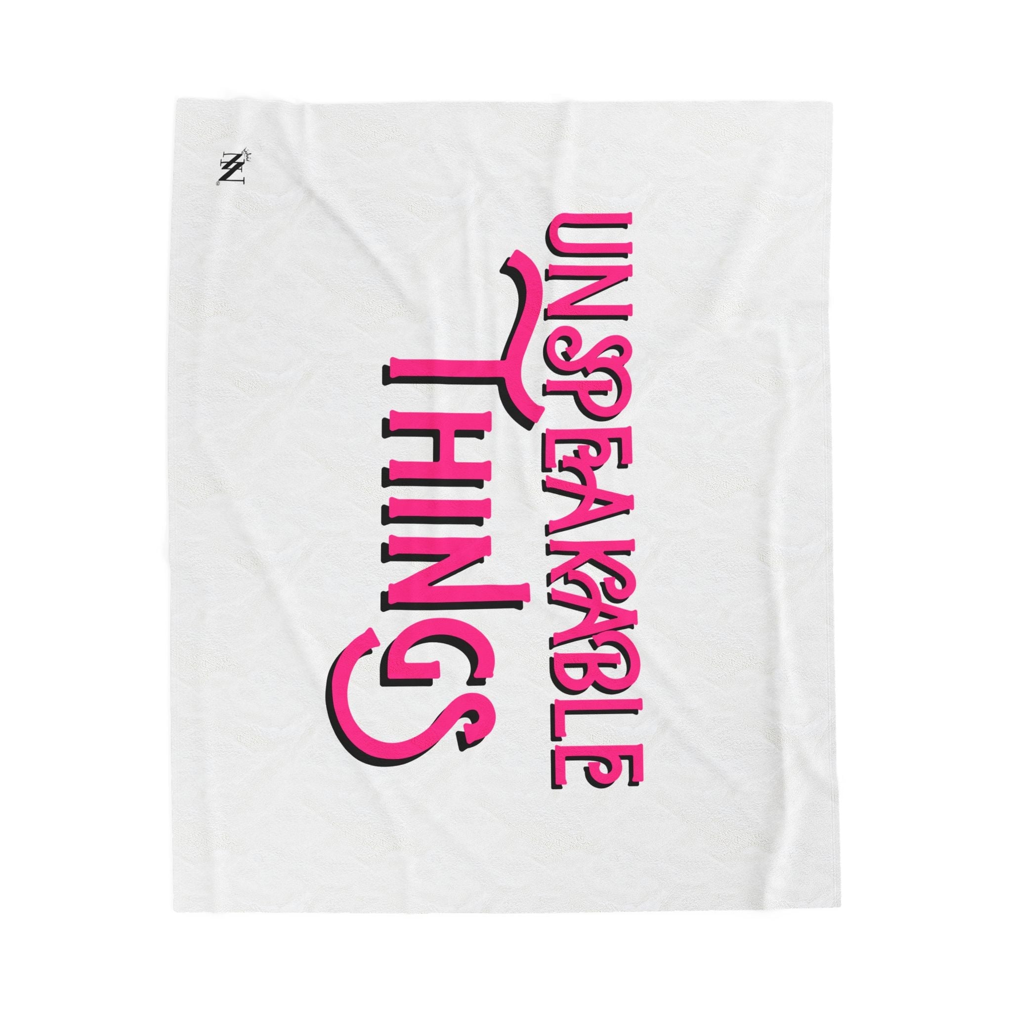 Unspeakable Things | Mix & Match Velveteen Fun-Flirty Lovers’ Blankets