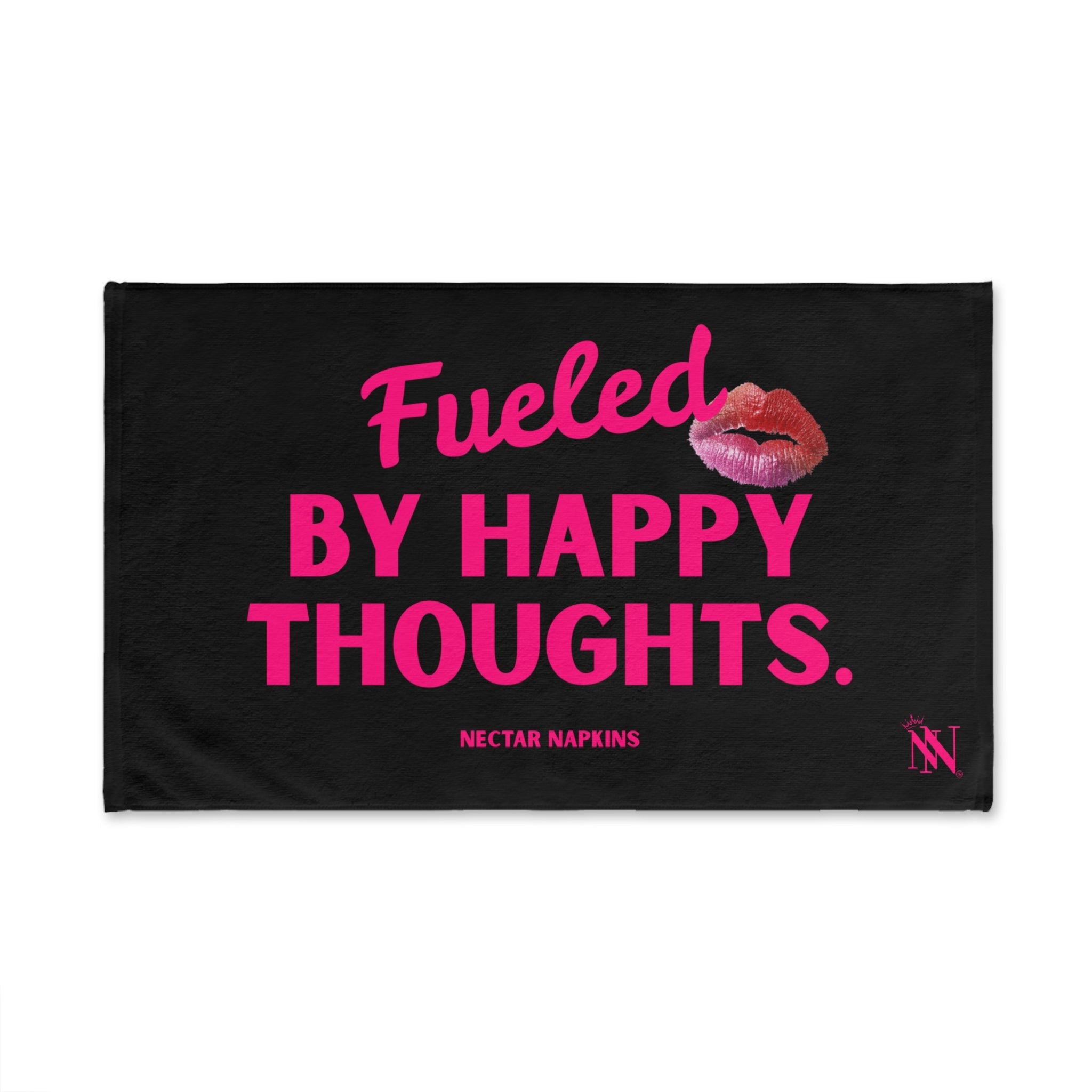 Fueled By Happy Thoughts Cum Towel