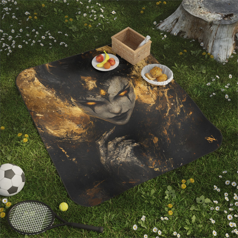 She Is the Abyss | Mix Match Fun-Flirty Lovers’ Water-Resistant Blankets