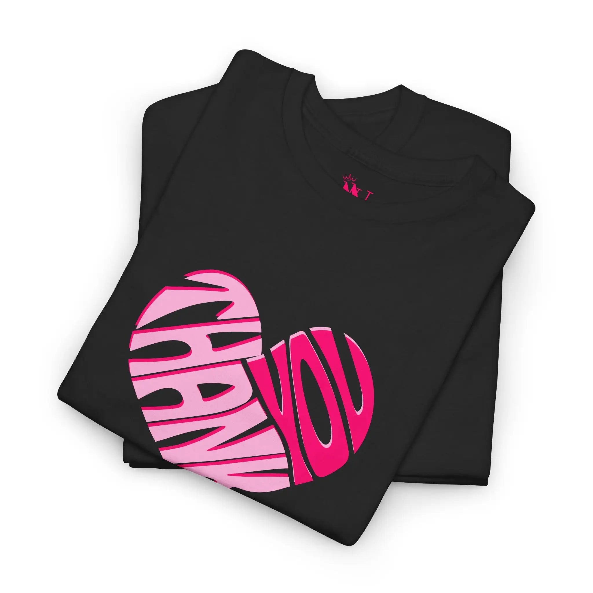 Thank You Heart | Mix & Match Cotton Unisex Fun-Flirty Loversโ T-Shirts