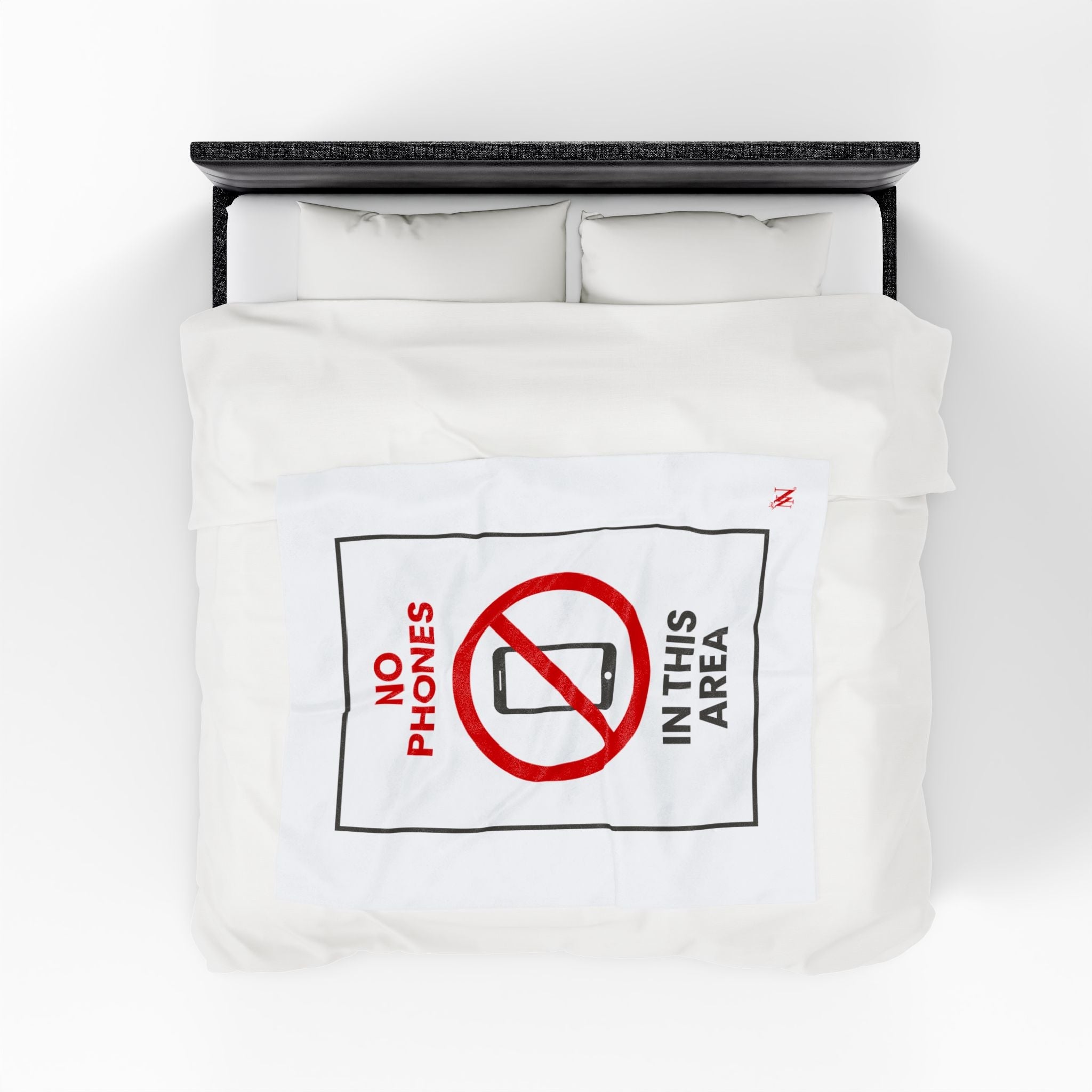 No Phones | Mix & Match Velveteen Fun-Flirty Lovers’ Blankets