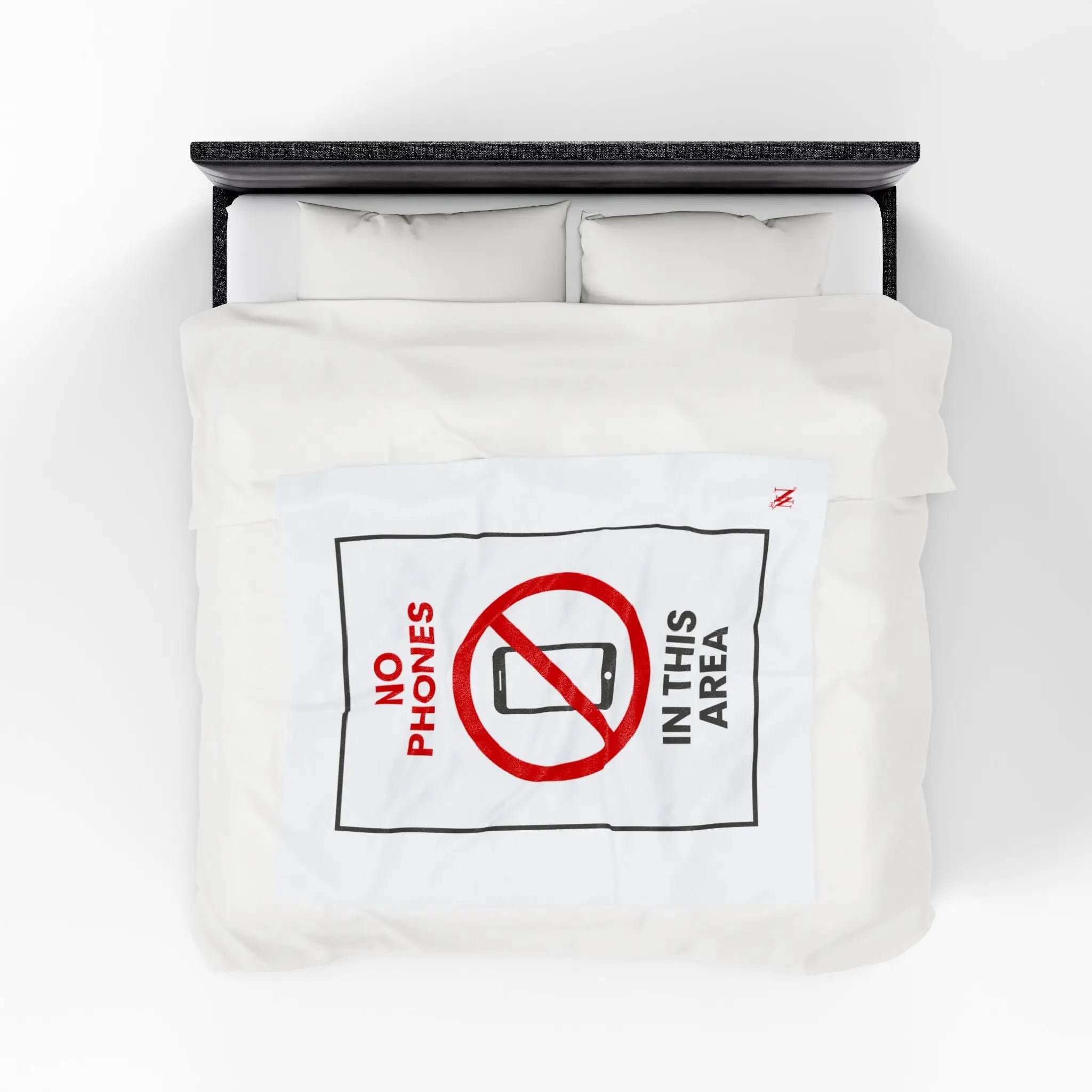 No Phones | Mix & Match Velveteen Fun-Flirty Lovers’ Blankets