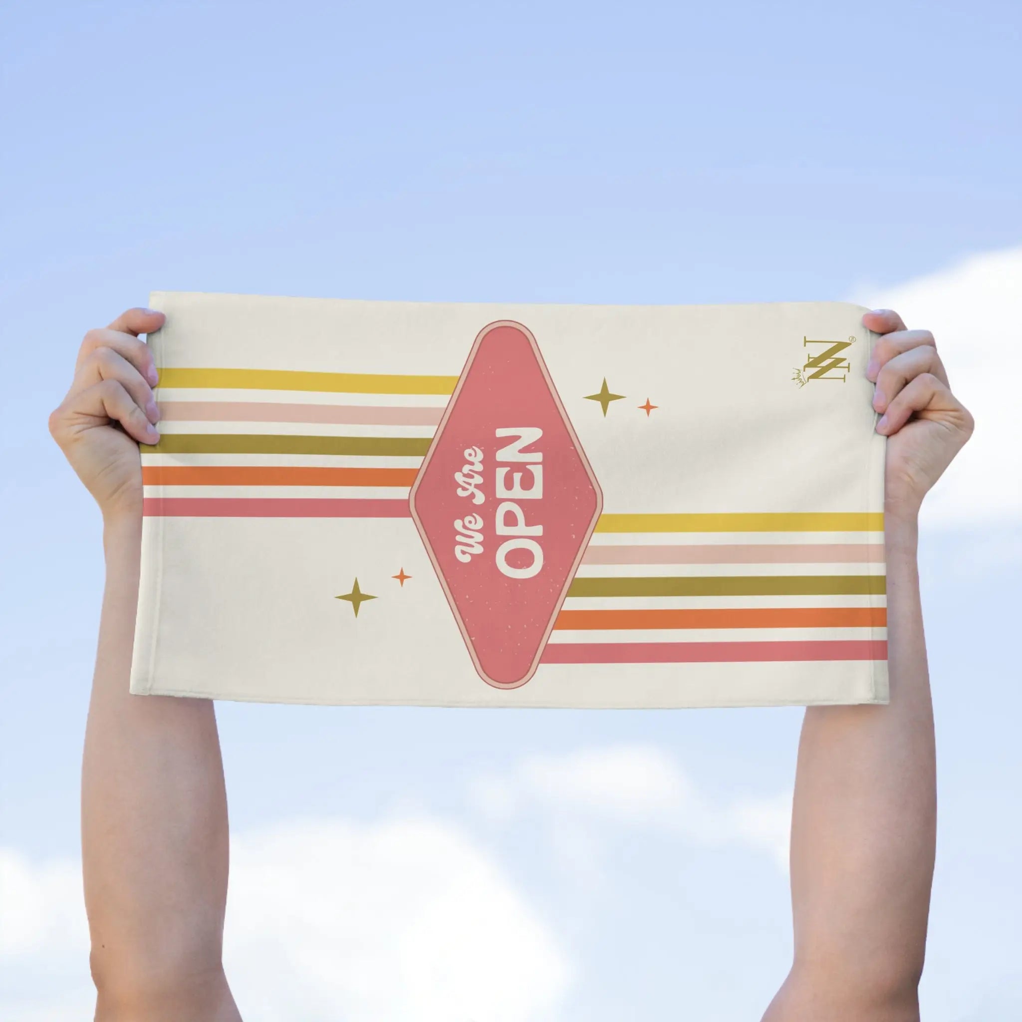 We Are Open Retro Sex Towel
