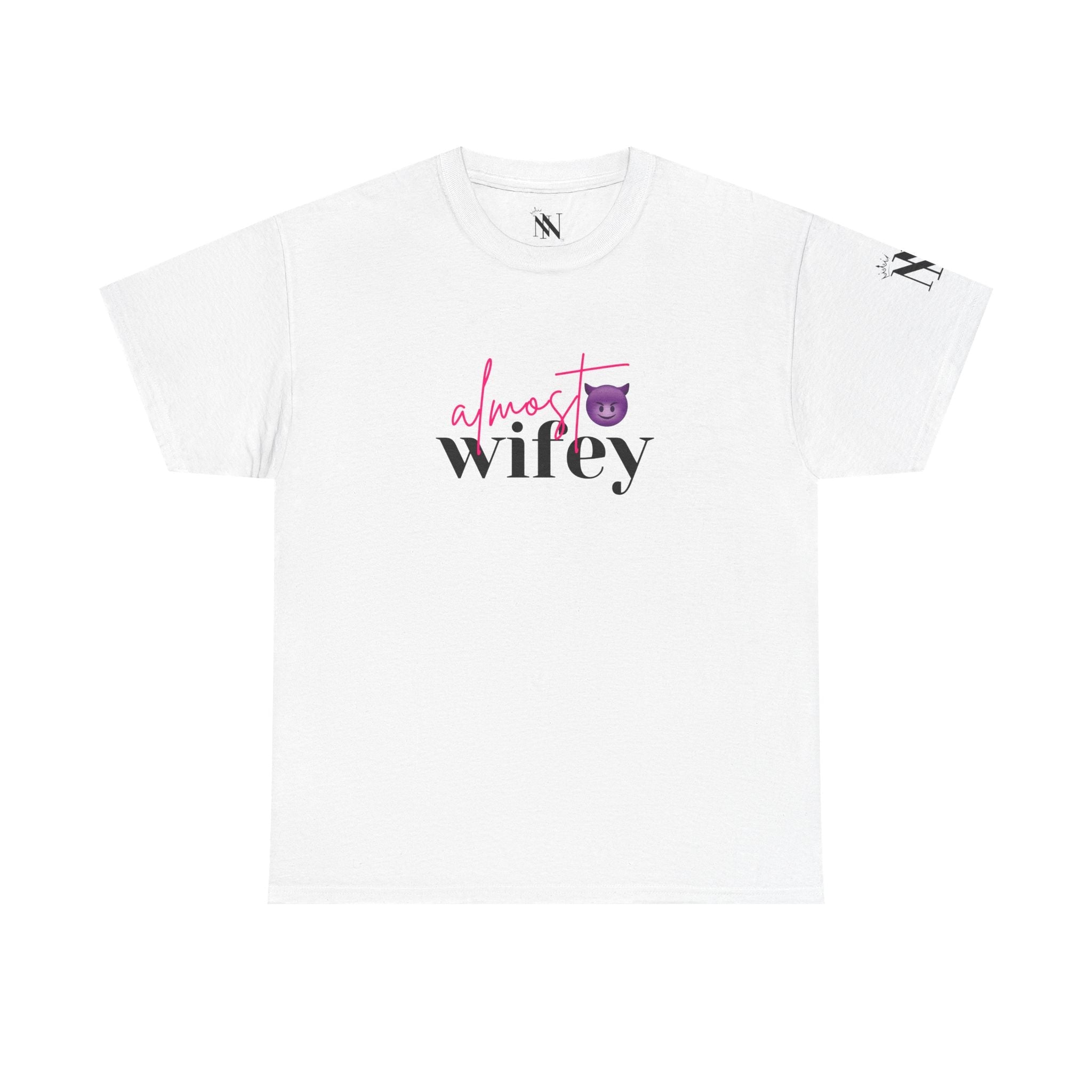 Almost Wifey Bachelorette Emoji | Mix & Match Cotton Unisex Fun-Flirty Lovers’ T-Shirts