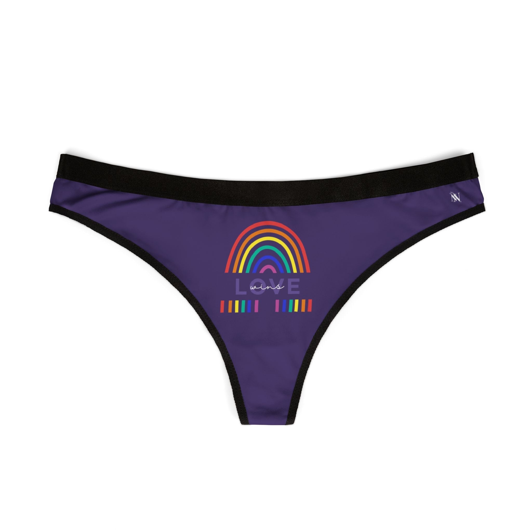 Love Wins Rainbow | Mix & Match Women’s Fun-Flirty Lovers’ Thongs