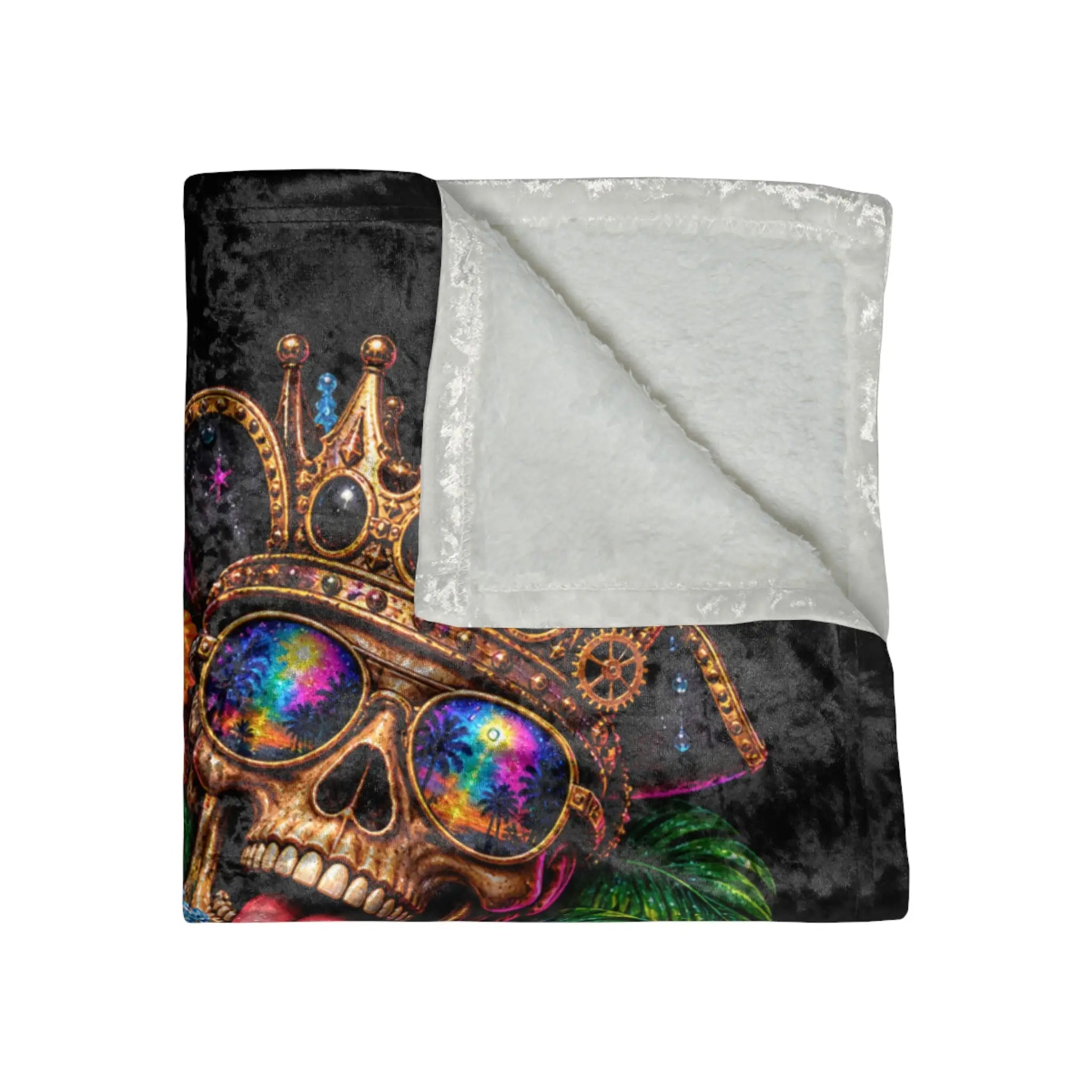 Make Bad Decisions Beach Day Crushed Velvet Blanket