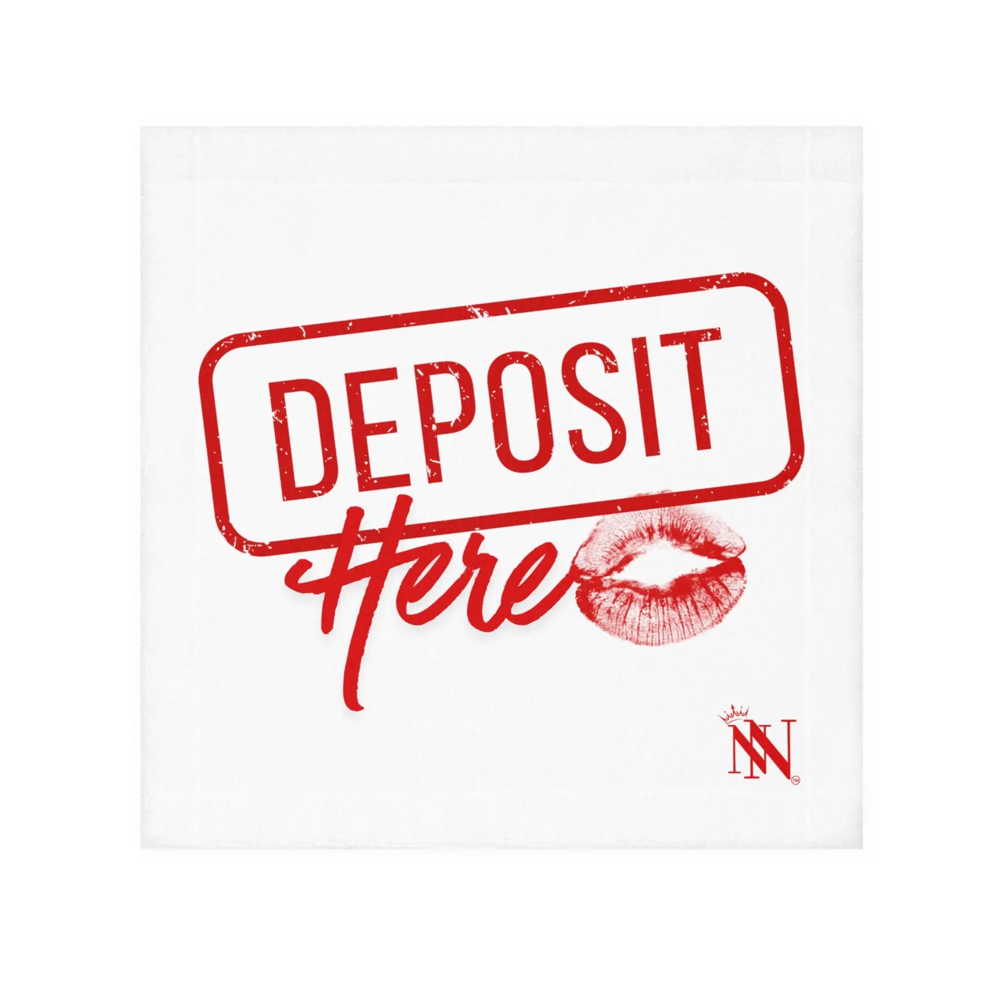Deposit Here with a Kiss | Mix & Match Lils’ Fun-Flirty Lovers’ Towels