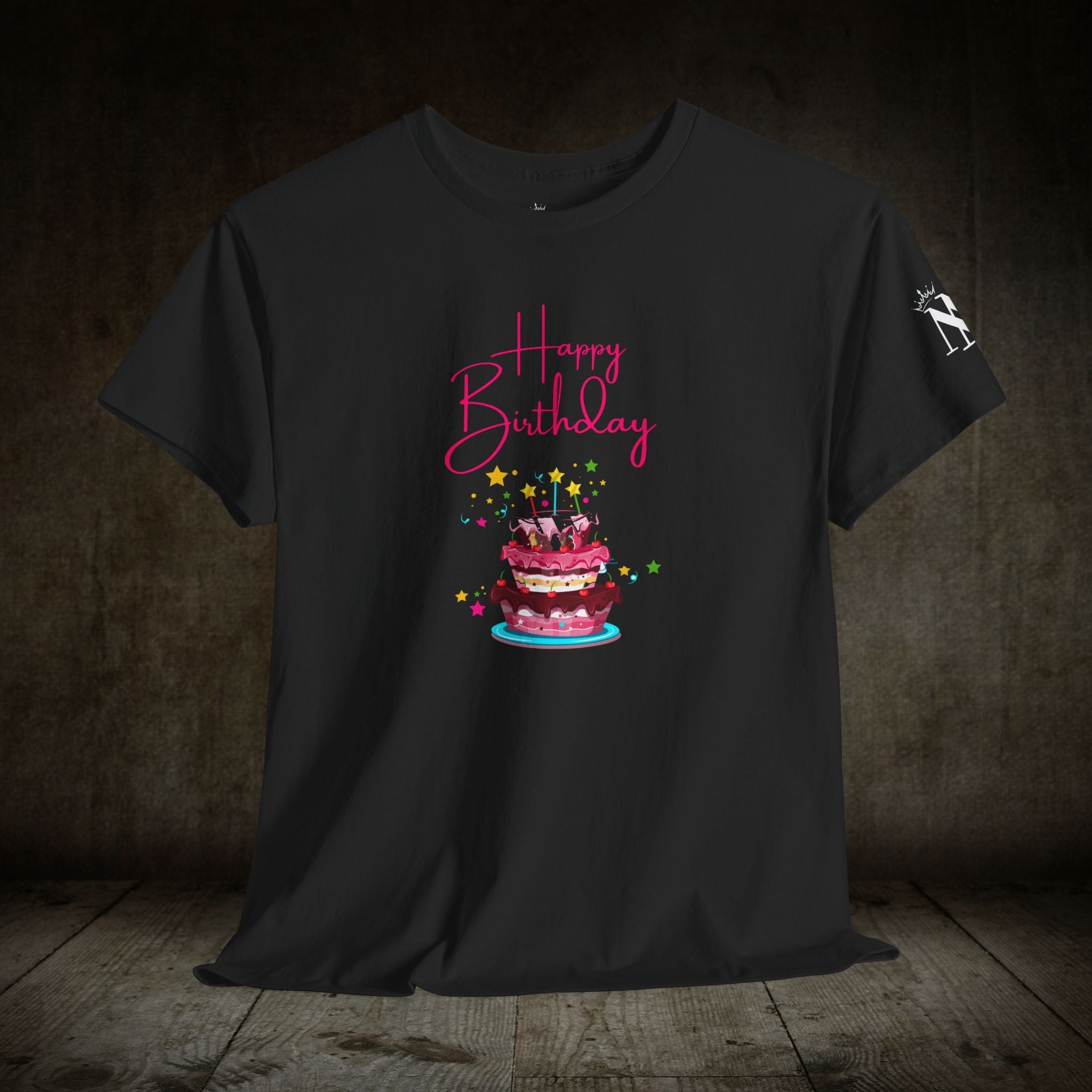 Happy Birthday Cake | Mix & Match Cotton Unisex Fun-Flirty Lovers’ T-Shirts
