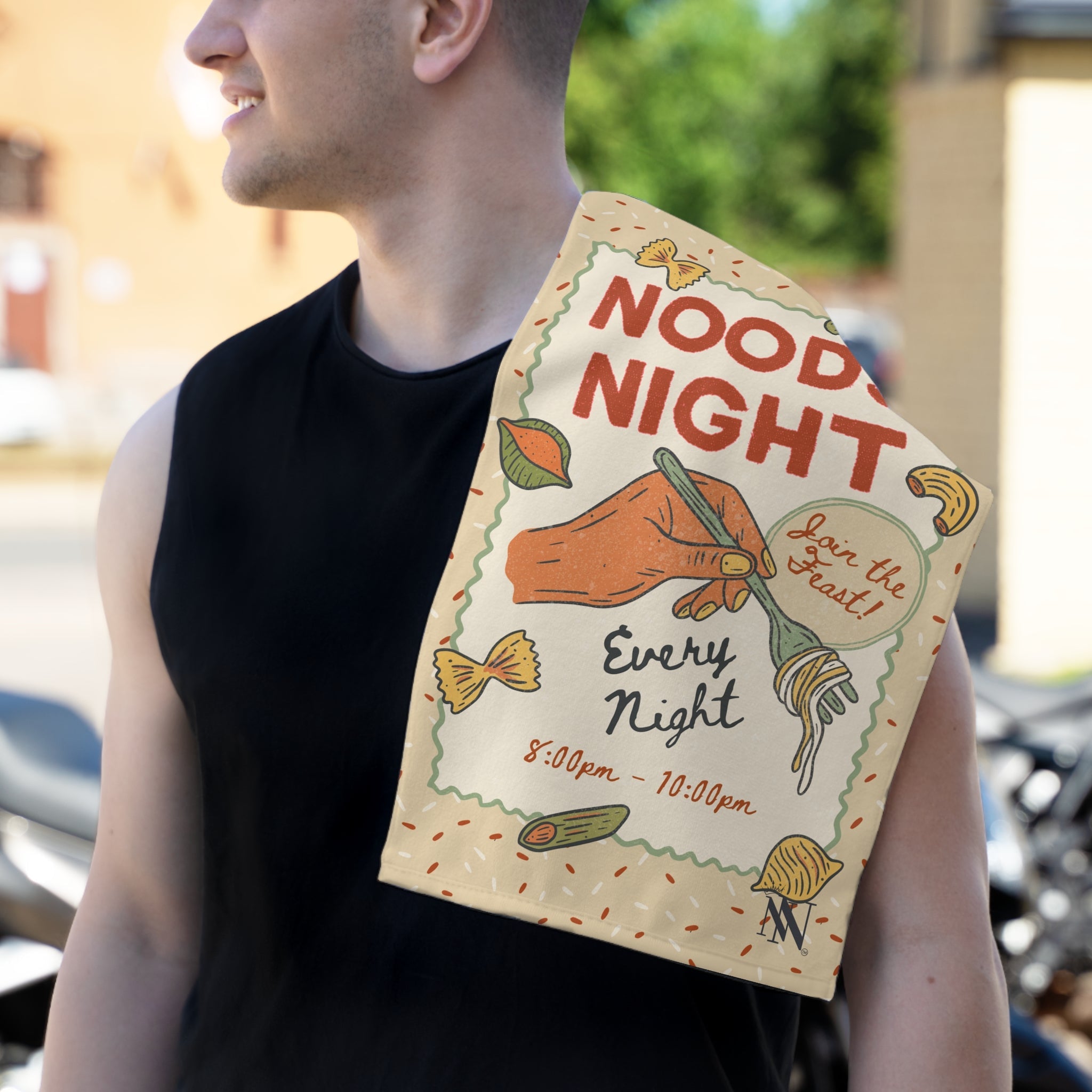 Noods Night | Mix & Match Soft Fun-Flirty Lovers’ Towels