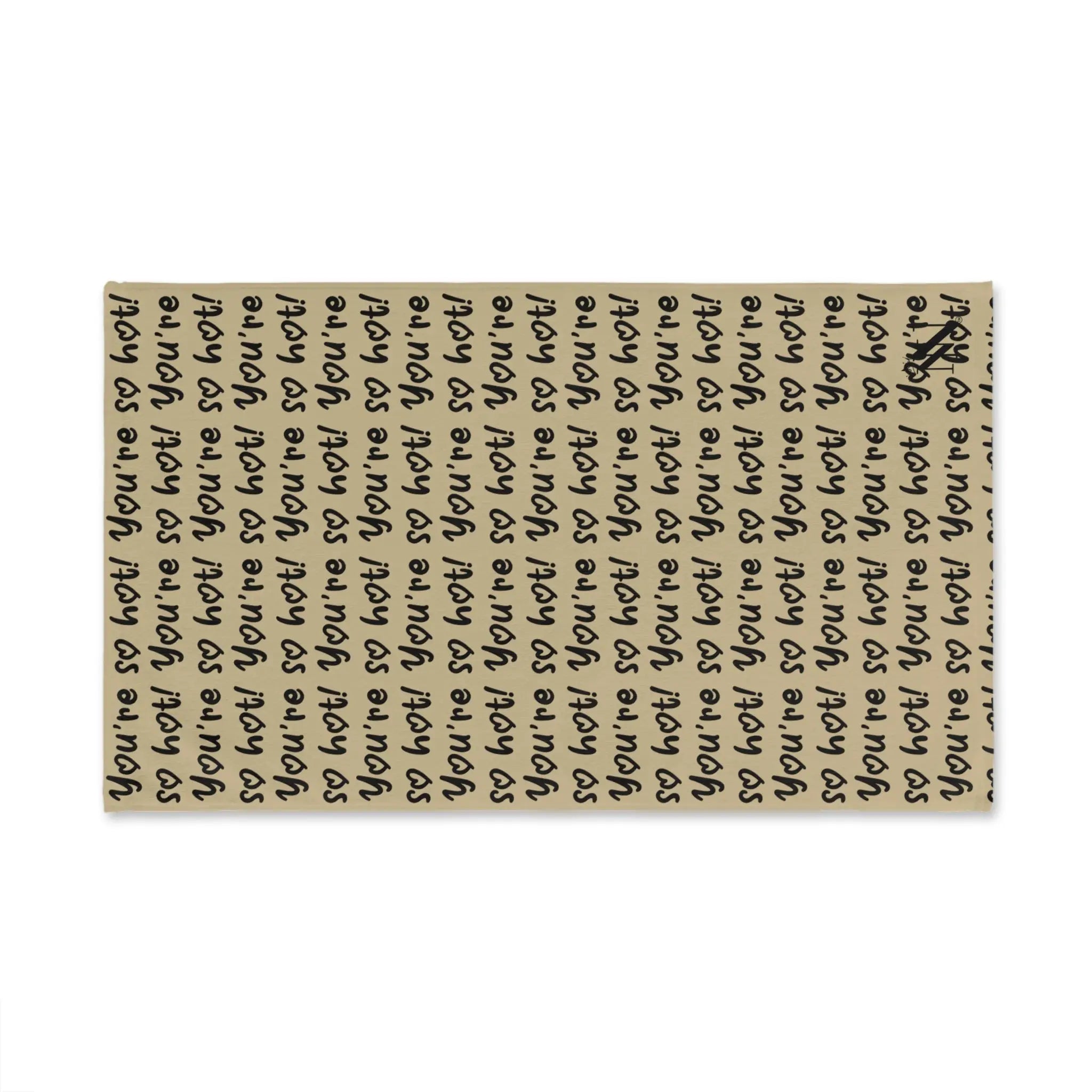 Youâre So Hot! Patterned Gold | Nectar Napkins Classic Fun-Flirty Loversâ Colored Towels
