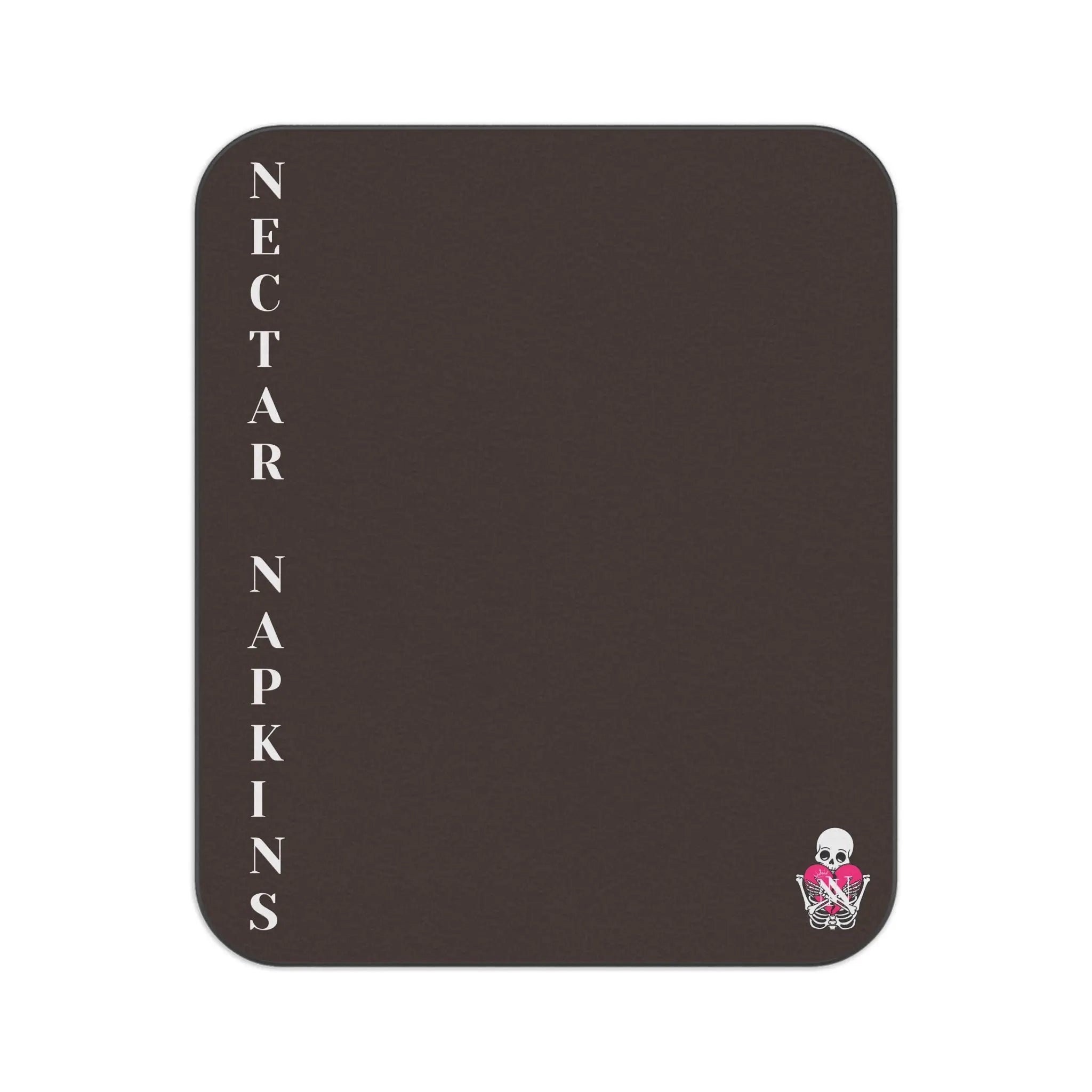 Nectar Napkins Brand Chocolate Water-Resistant Sex Blanket