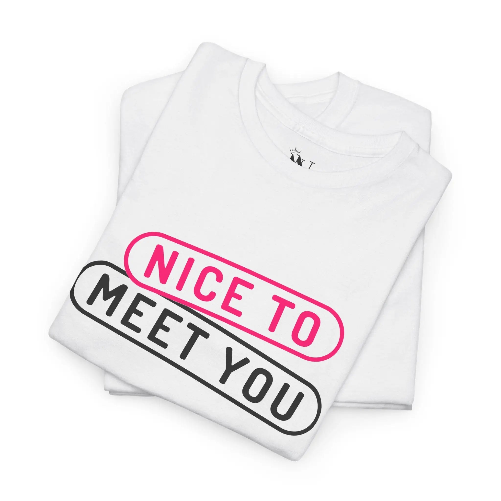 Nice to Meet You Romantic Couples Sex Gifts 100% Cotton T-Shirt