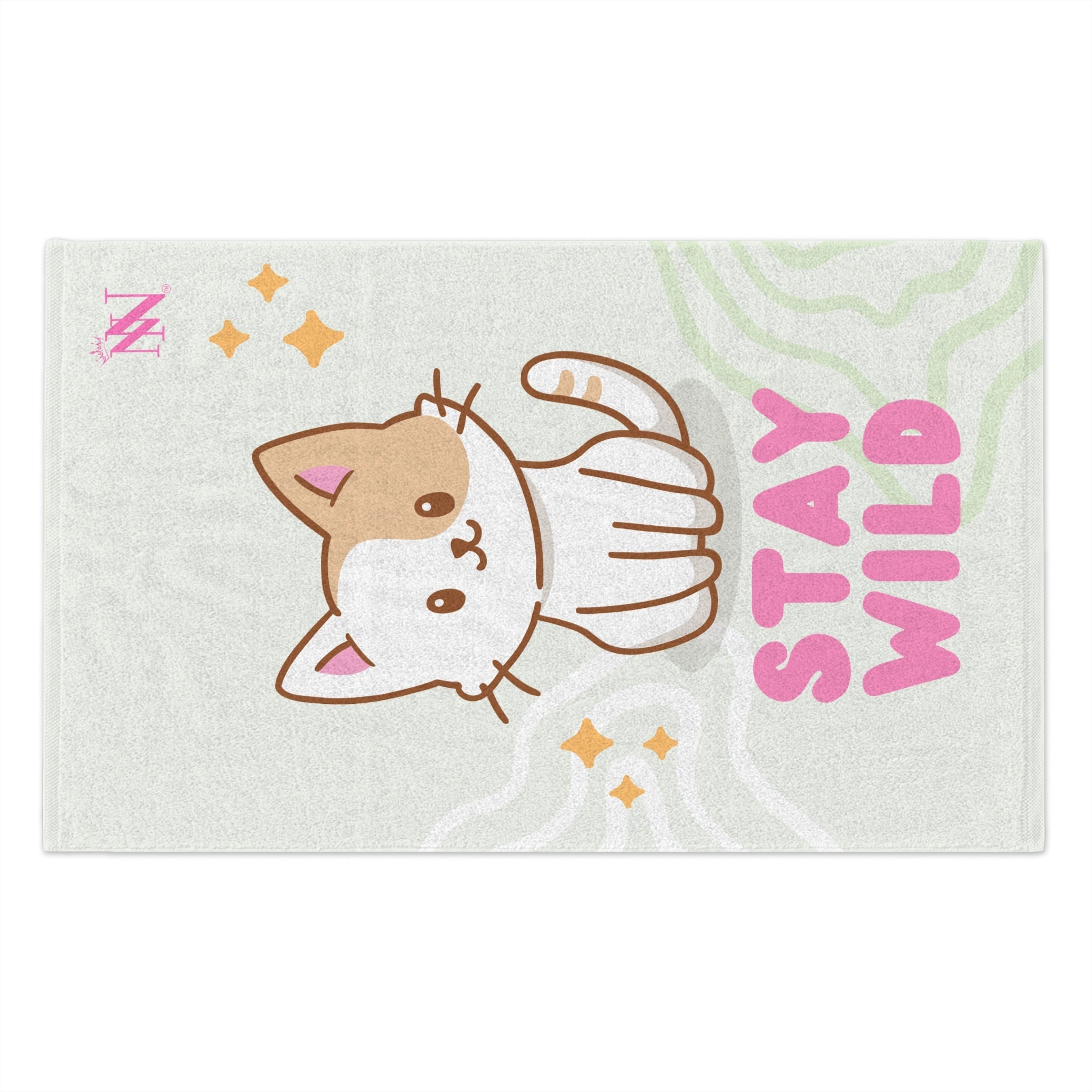 Stay Wild Cute Kitty | Mix & Match Soft Fun-Flirty Lovers’ Towels