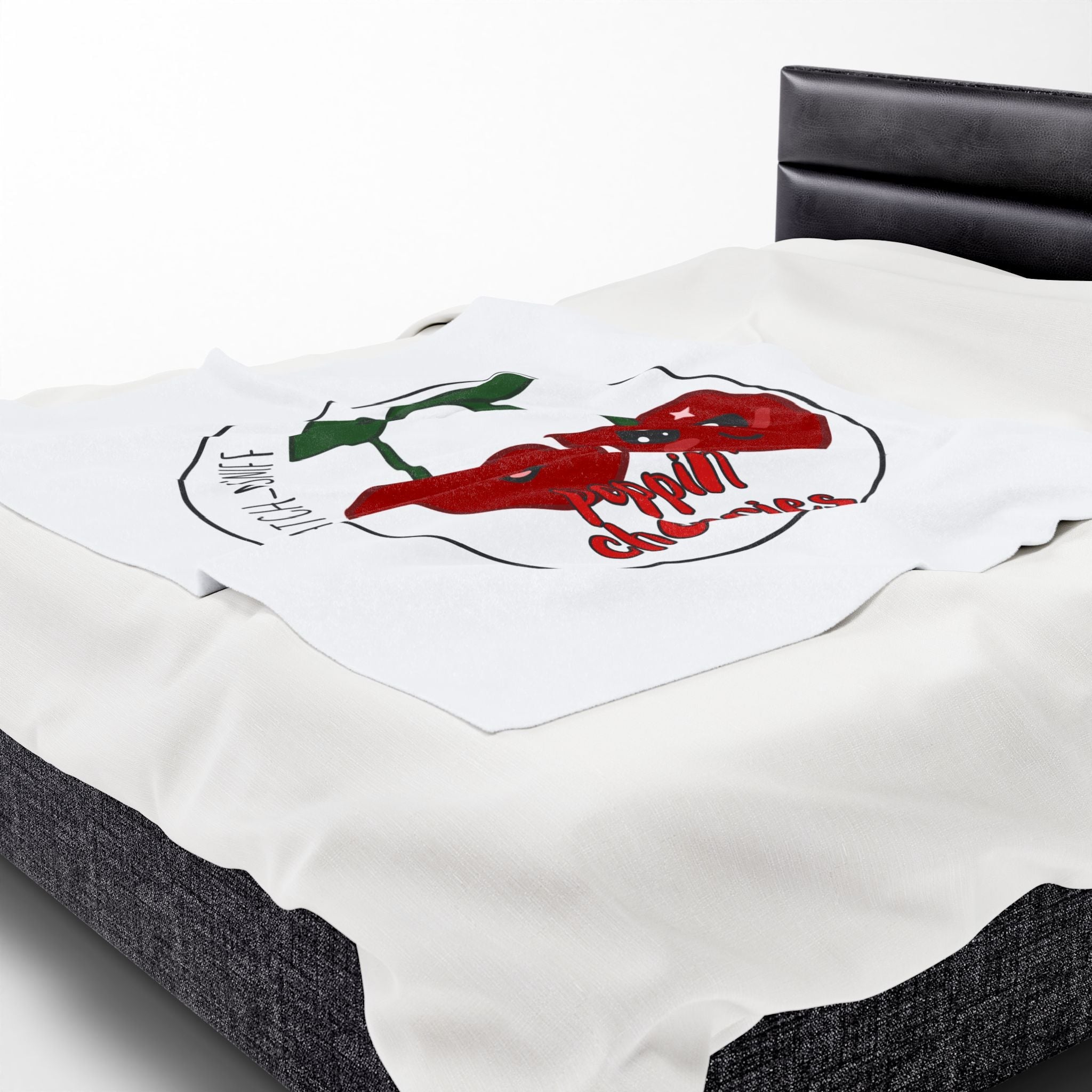 Poppinā Cherries Scratch N Sniff | Mix & Match Fun-Flirty Loversā Blankets
