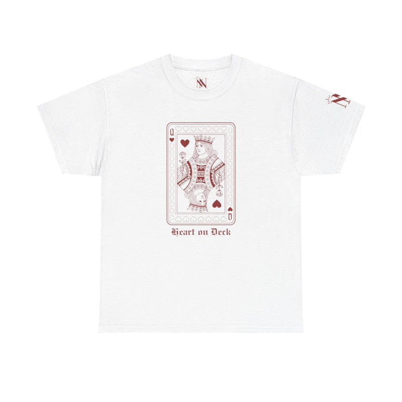 Queen Heart on Deck | Mix & Match Cotton Unisex Fun-Flirty Lovers’ T-Shirts