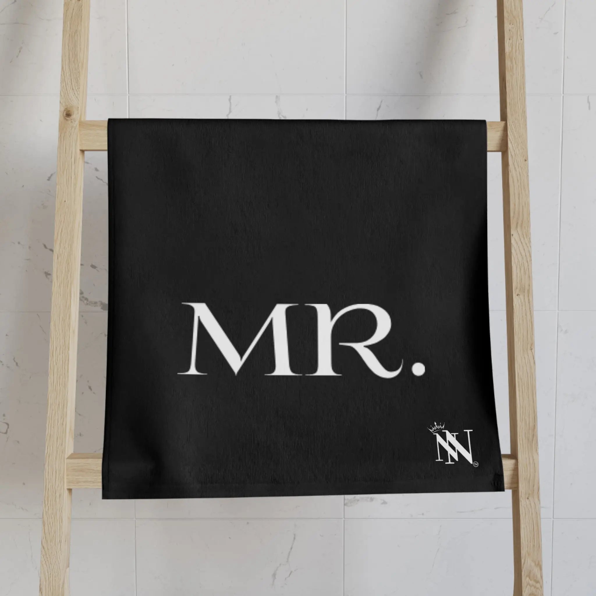 Mr Mrs Shareables Black | Mix & Match Classic Fun-Flirty Lovers’ Towels