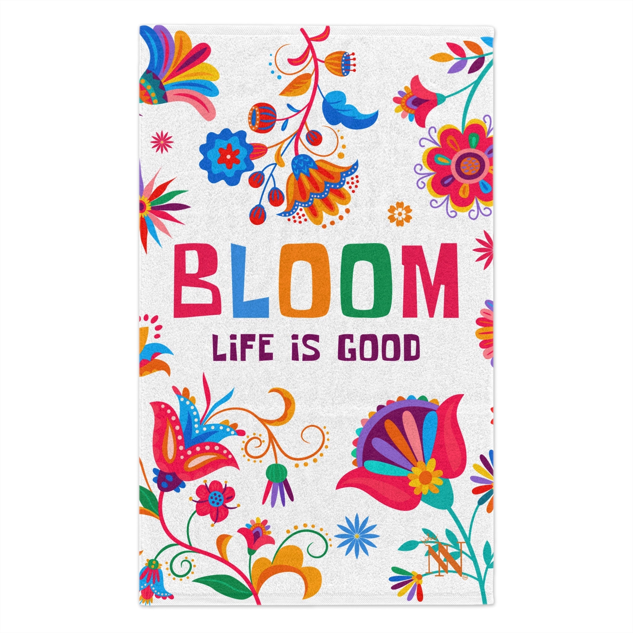 Bloom Life is Good | Mix & Match Soft Fun-Flirty Lovers’ Towels