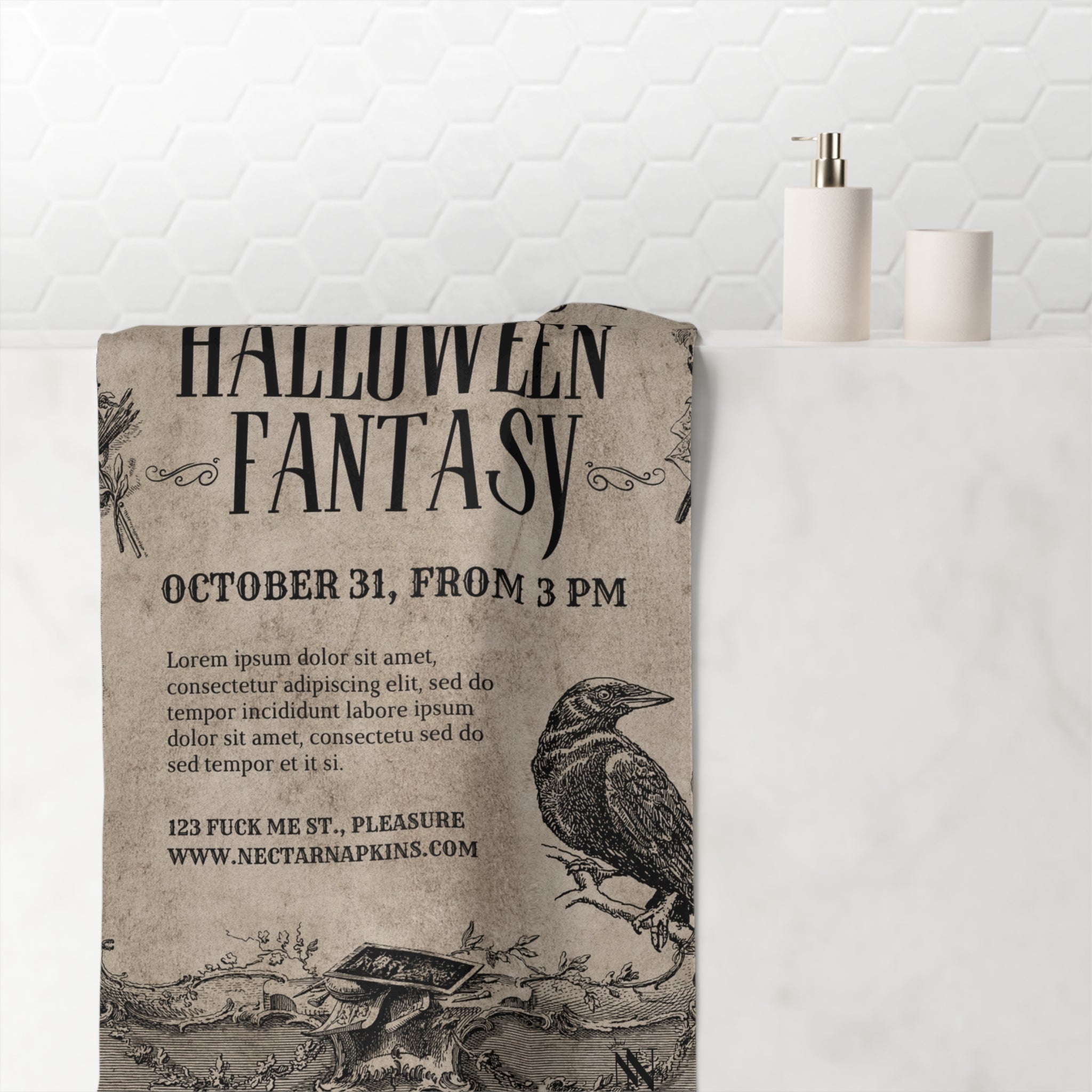 Halloween Fantasy | Mix & Match Naughty XL Fun-Flirty Lovers’ Towels