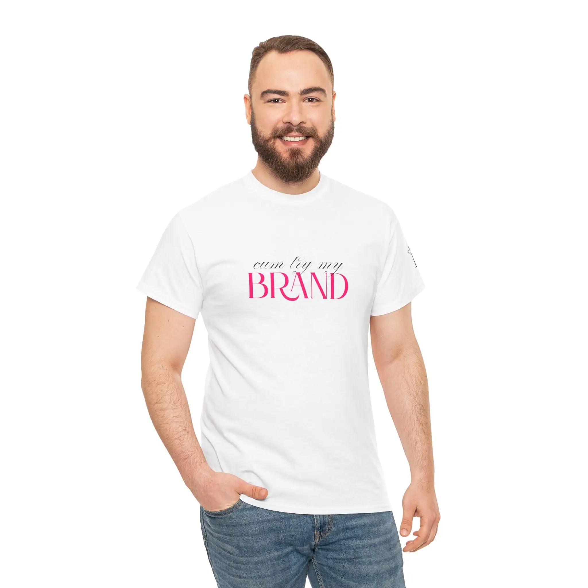 Cum Try My Brand | Mix & Match Cotton Unisex Fun-Flirty Lovers’ Tees