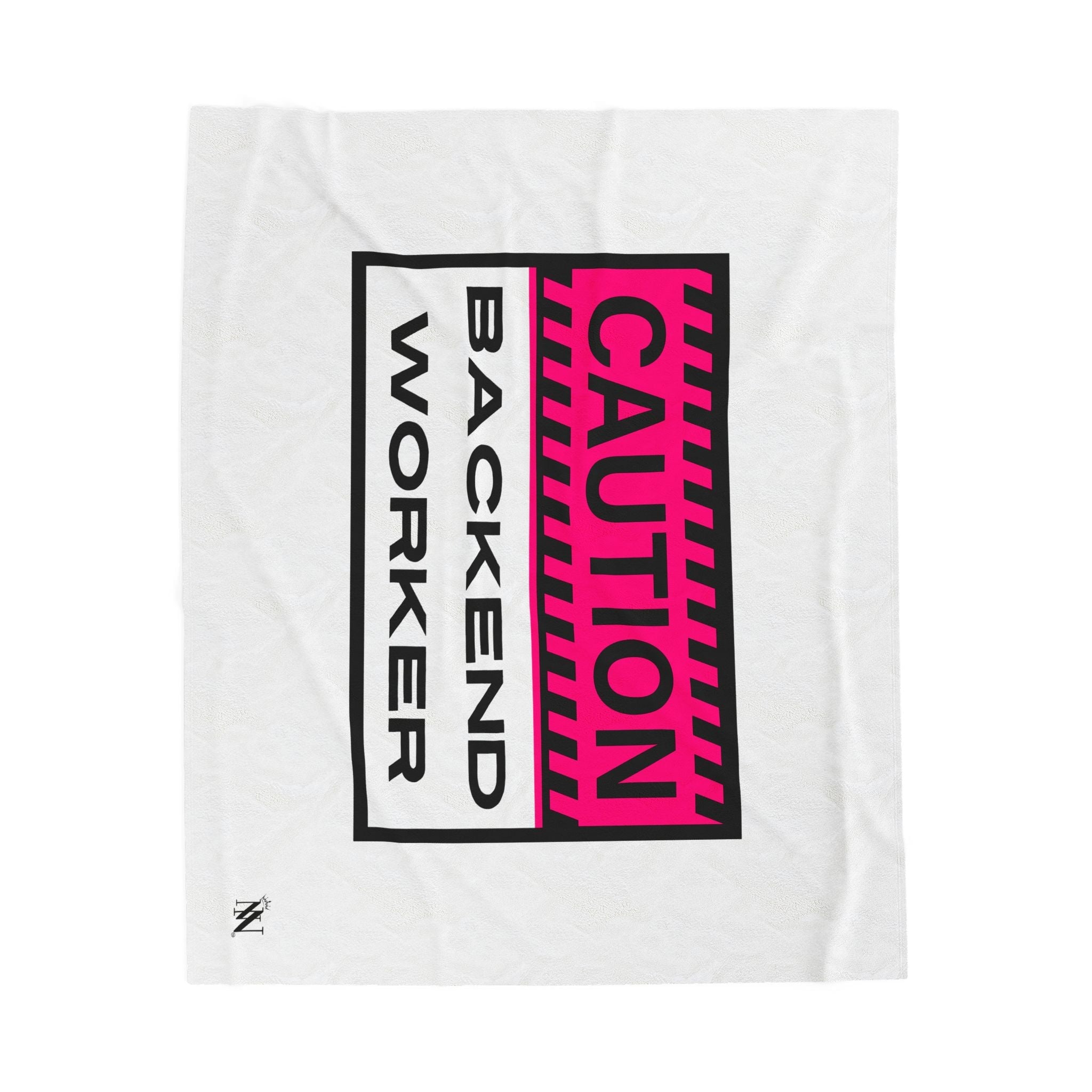 Caution: Backend Worker | Mix & Match Soft Fun-Flirty Lovers’ Blankets