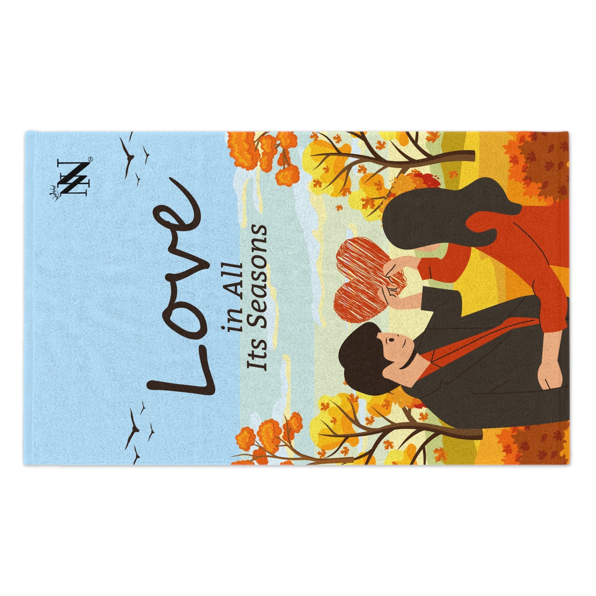 Love in All Its Seasons | Mix & Match Soft Fun-Flirty Lovers’ Towels